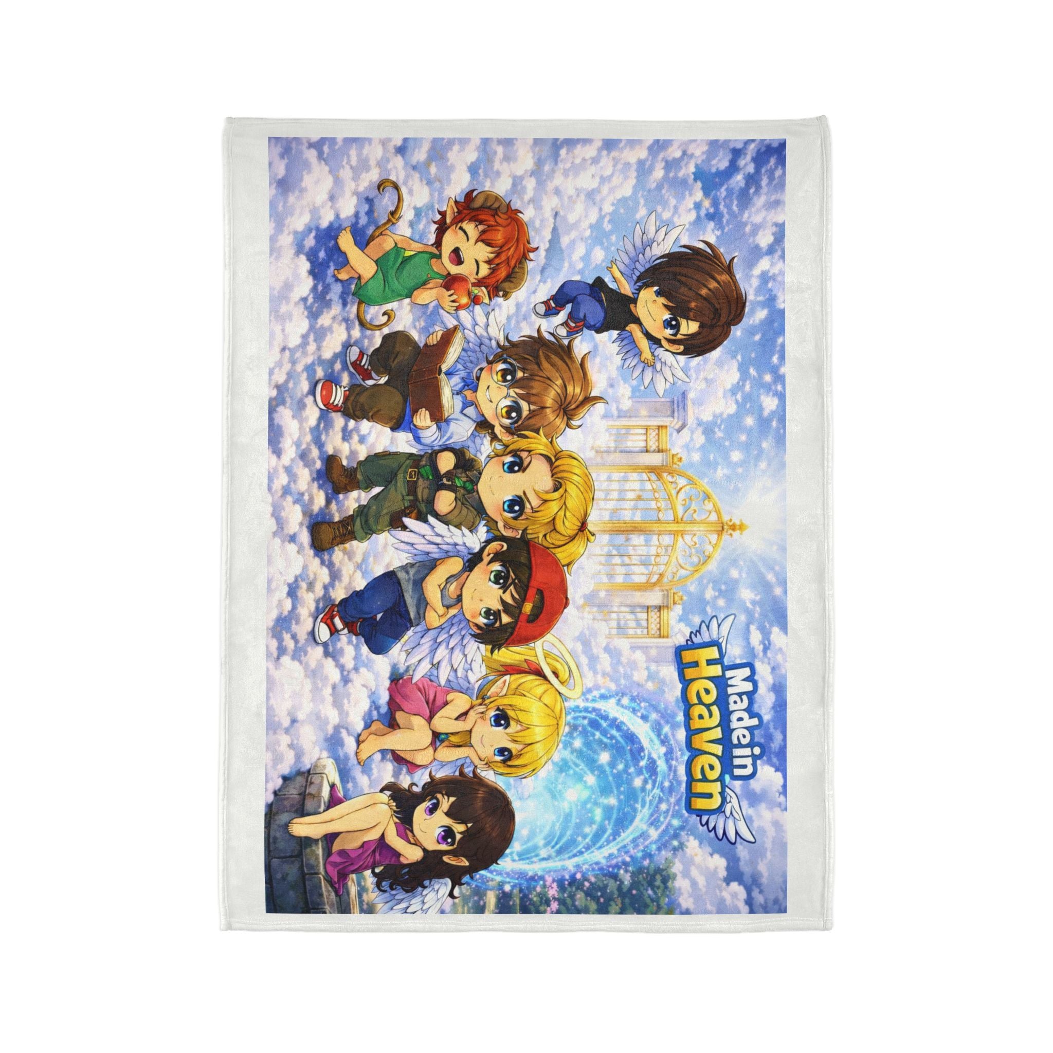 Made in Heaven Chibi Characters Plush Blanket