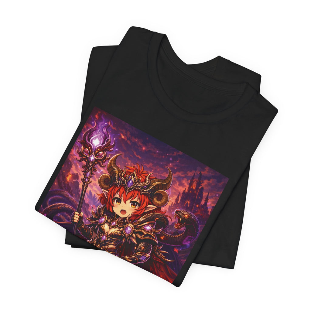 Anime Angel & Friend Graphic Tee — Cute Fantasy Illustration T-Shirt