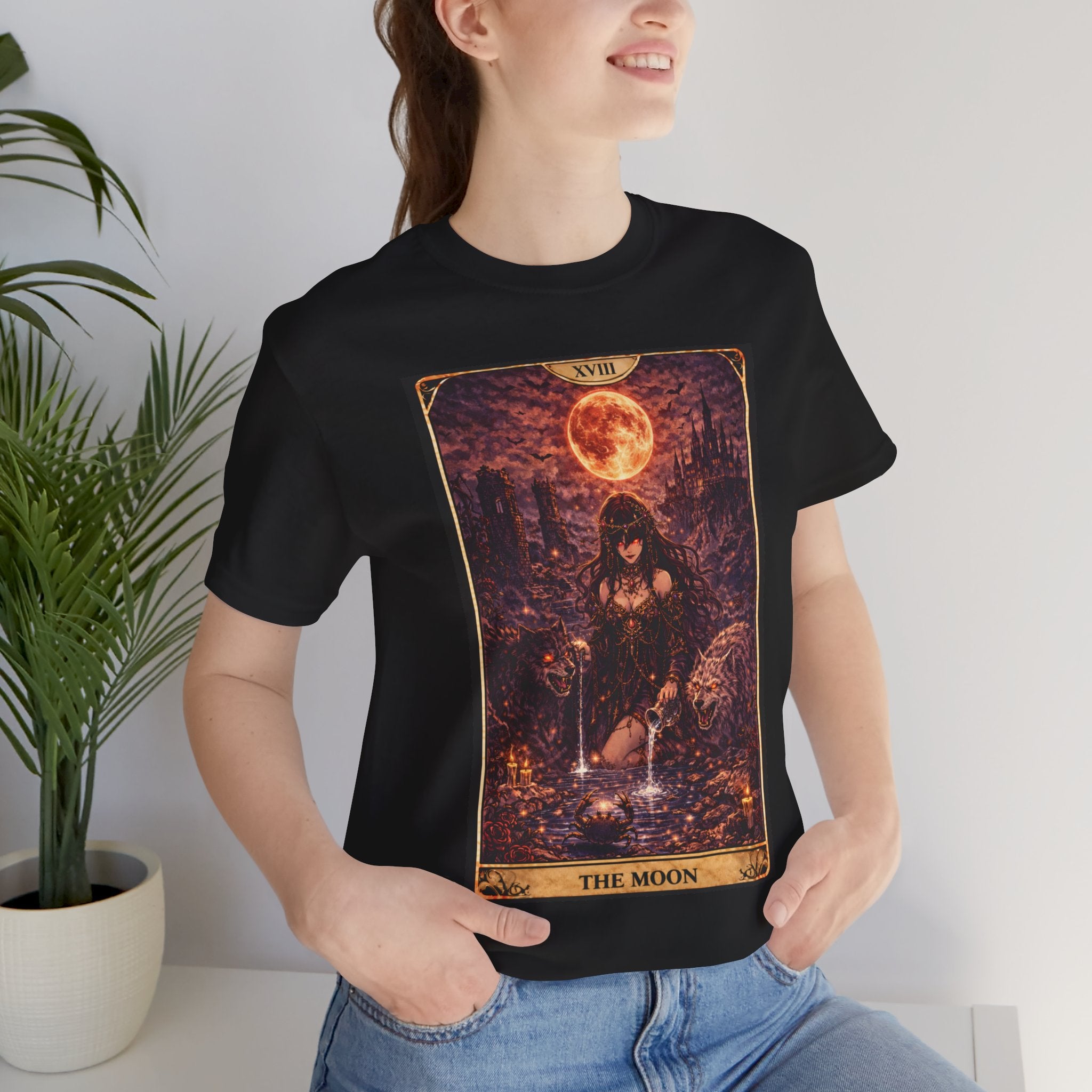 The Moon — Anime  tarot cards T-Shirt