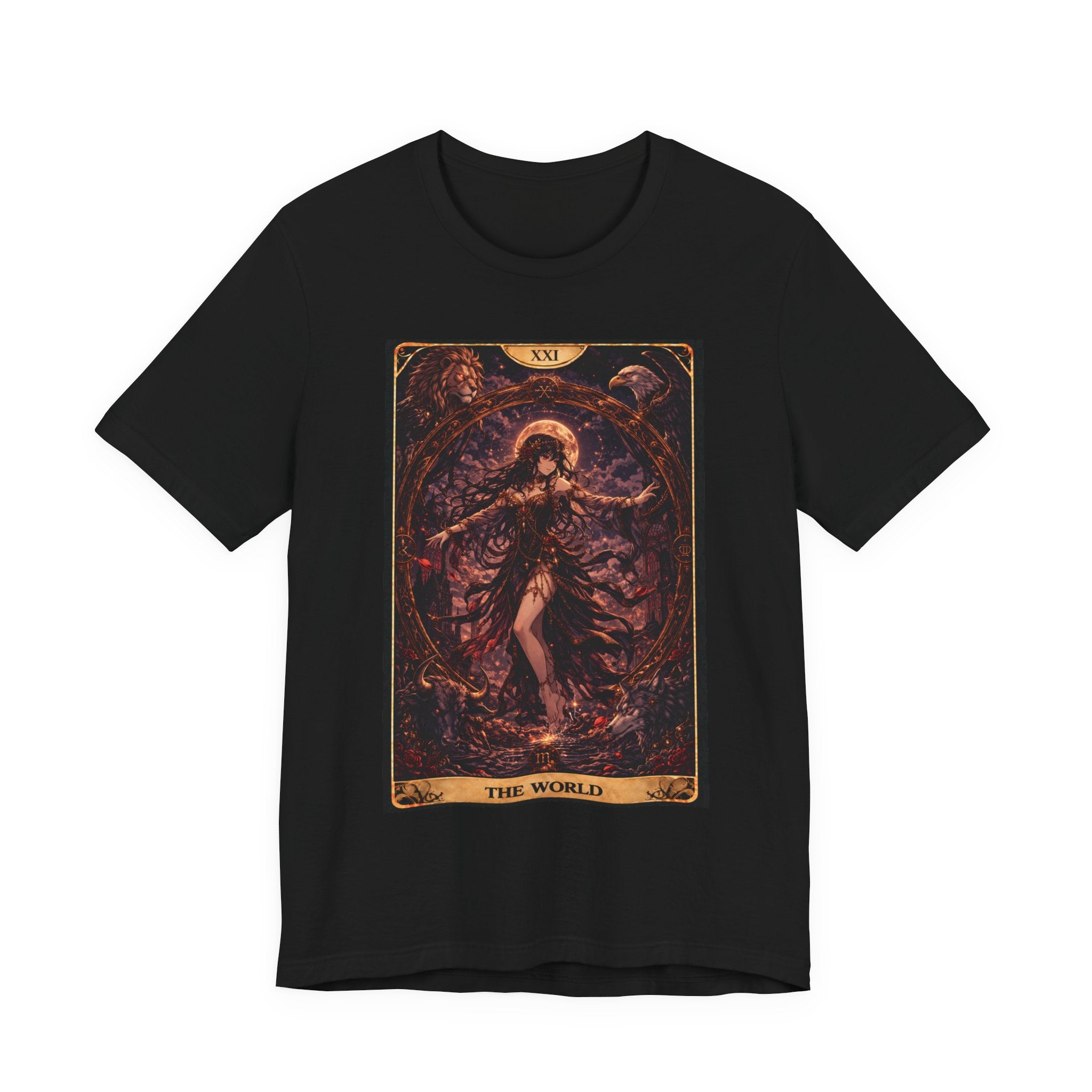 The World — Anime  tarot cards T-Shirt