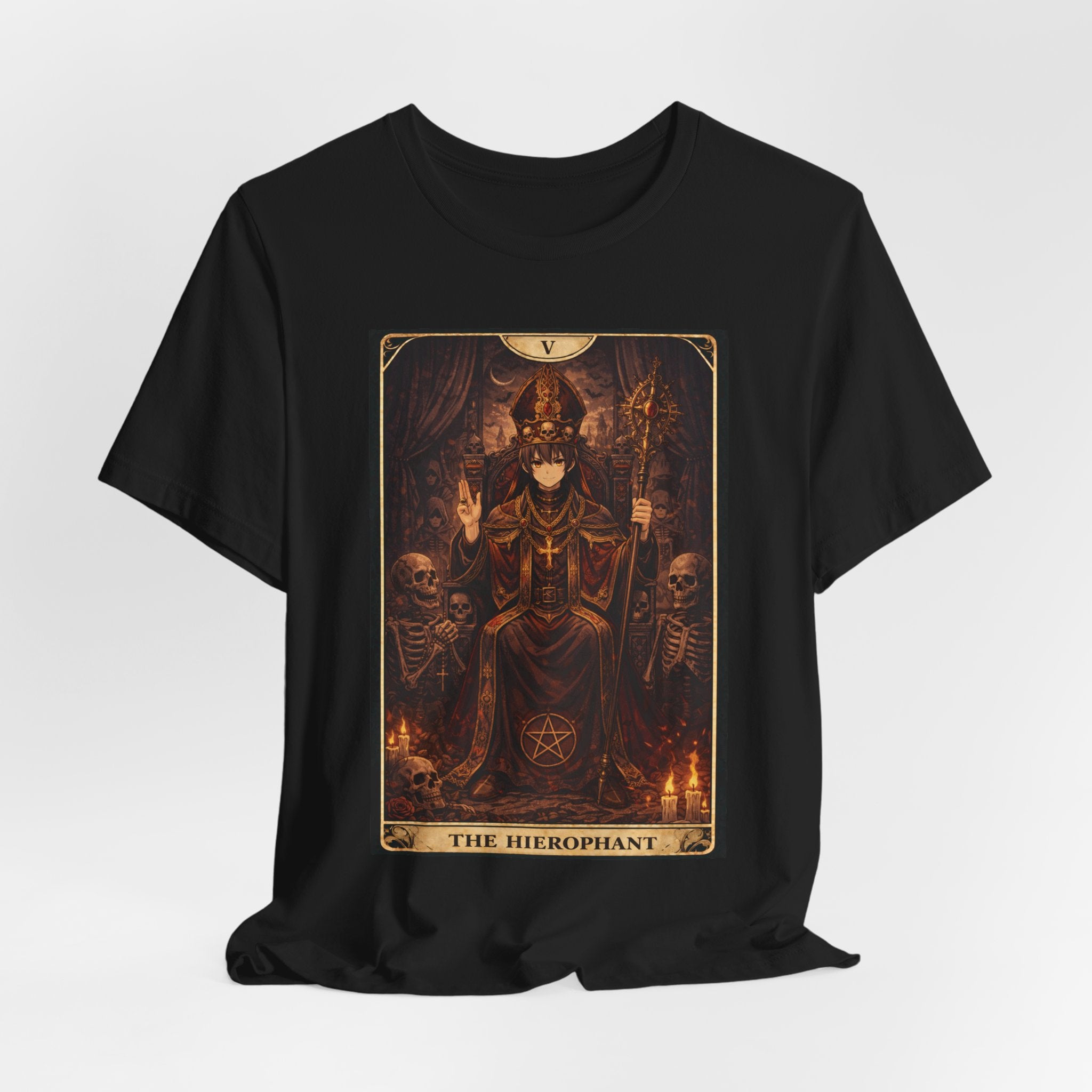 The Hierophant — Anime  tarot cards T-Shirt