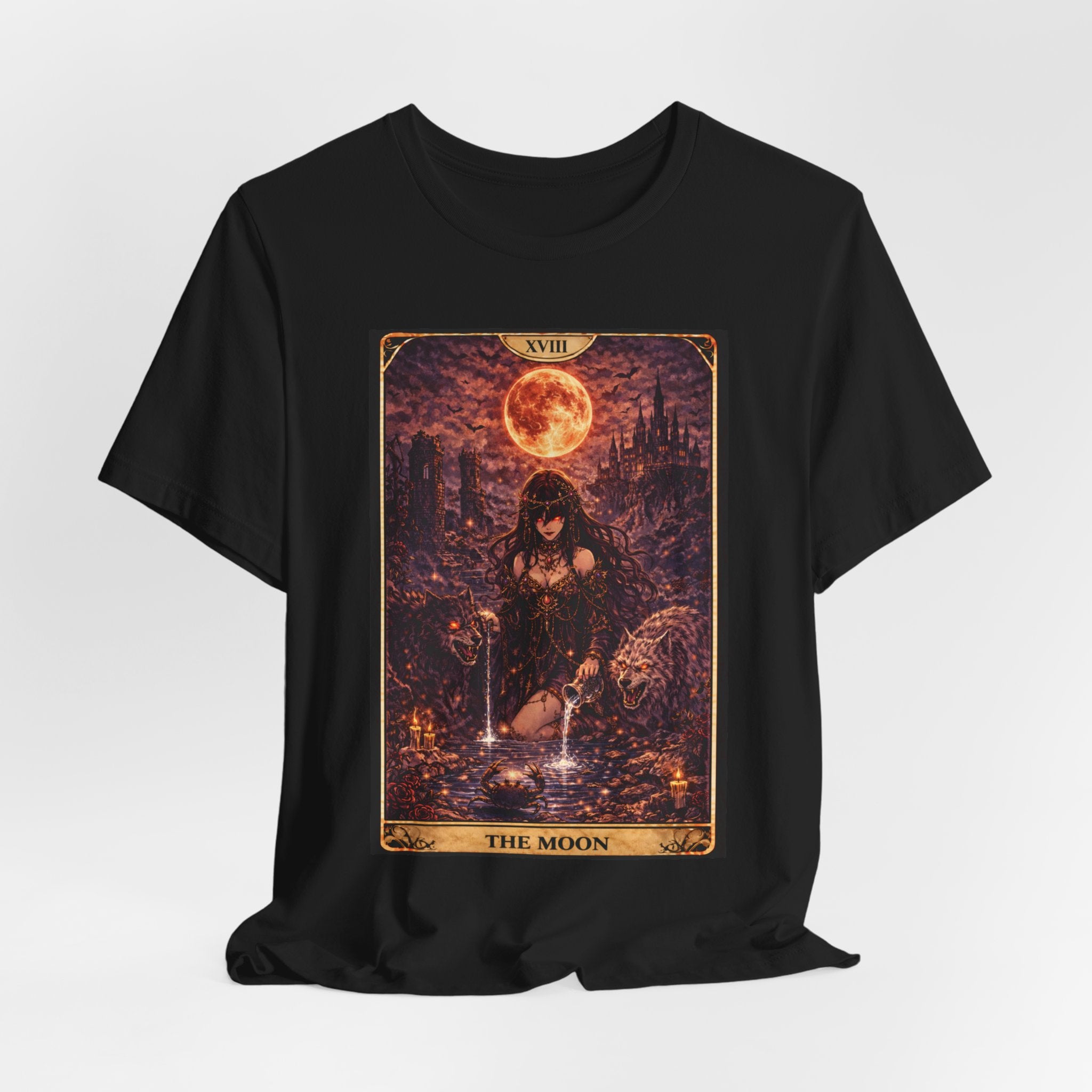 The Moon — Anime  tarot cards T-Shirt