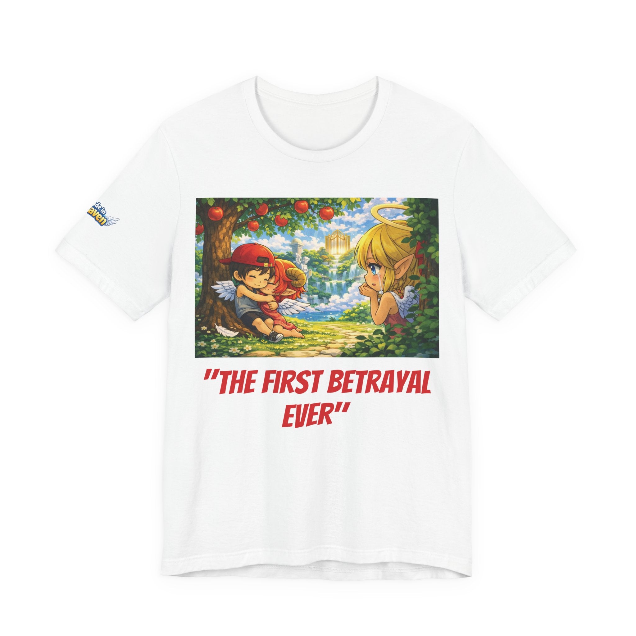 Anime Angel & Friend Graphic Tee — Cute Fantasy Illustration T-...