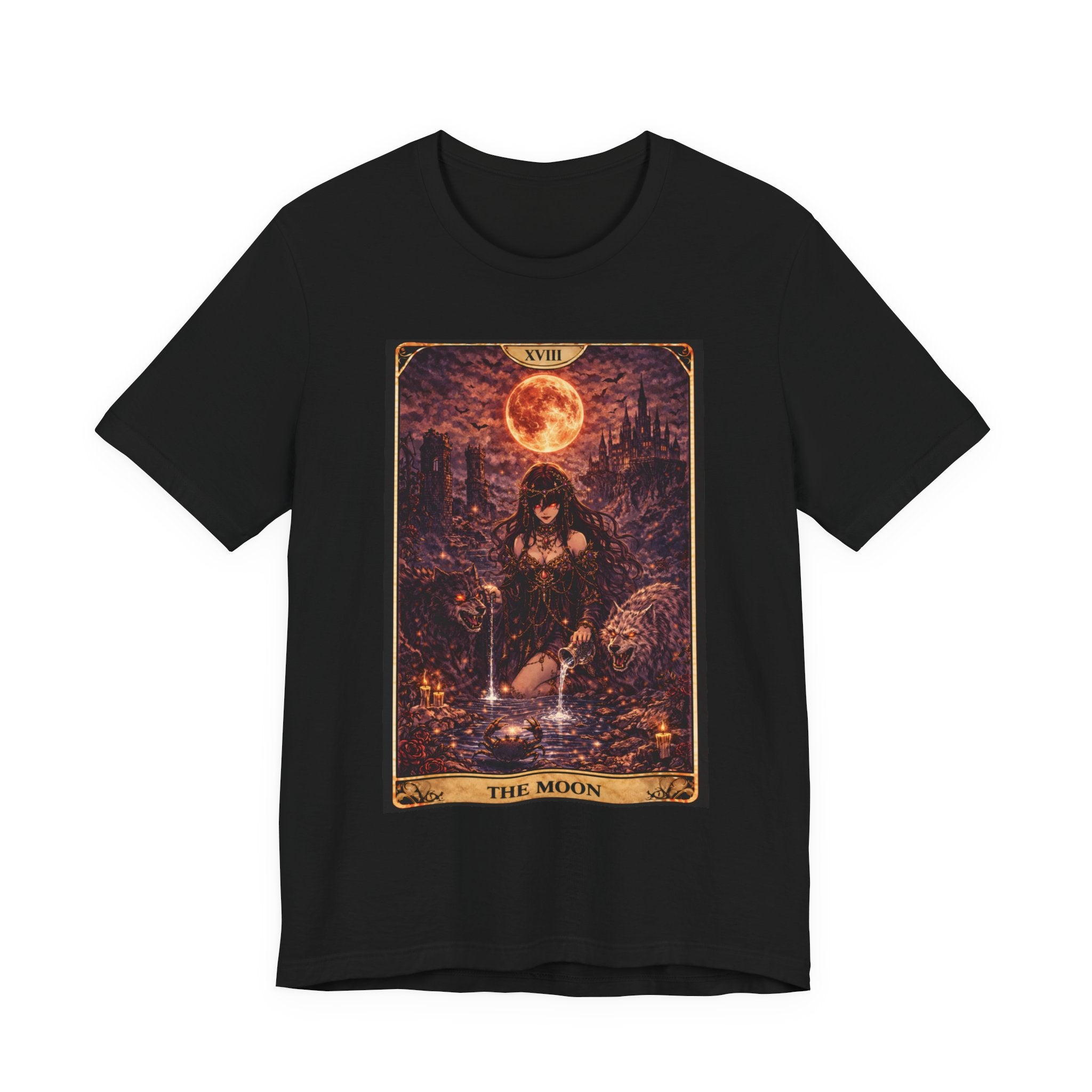 The Moon — Anime  tarot cards T-Shirt