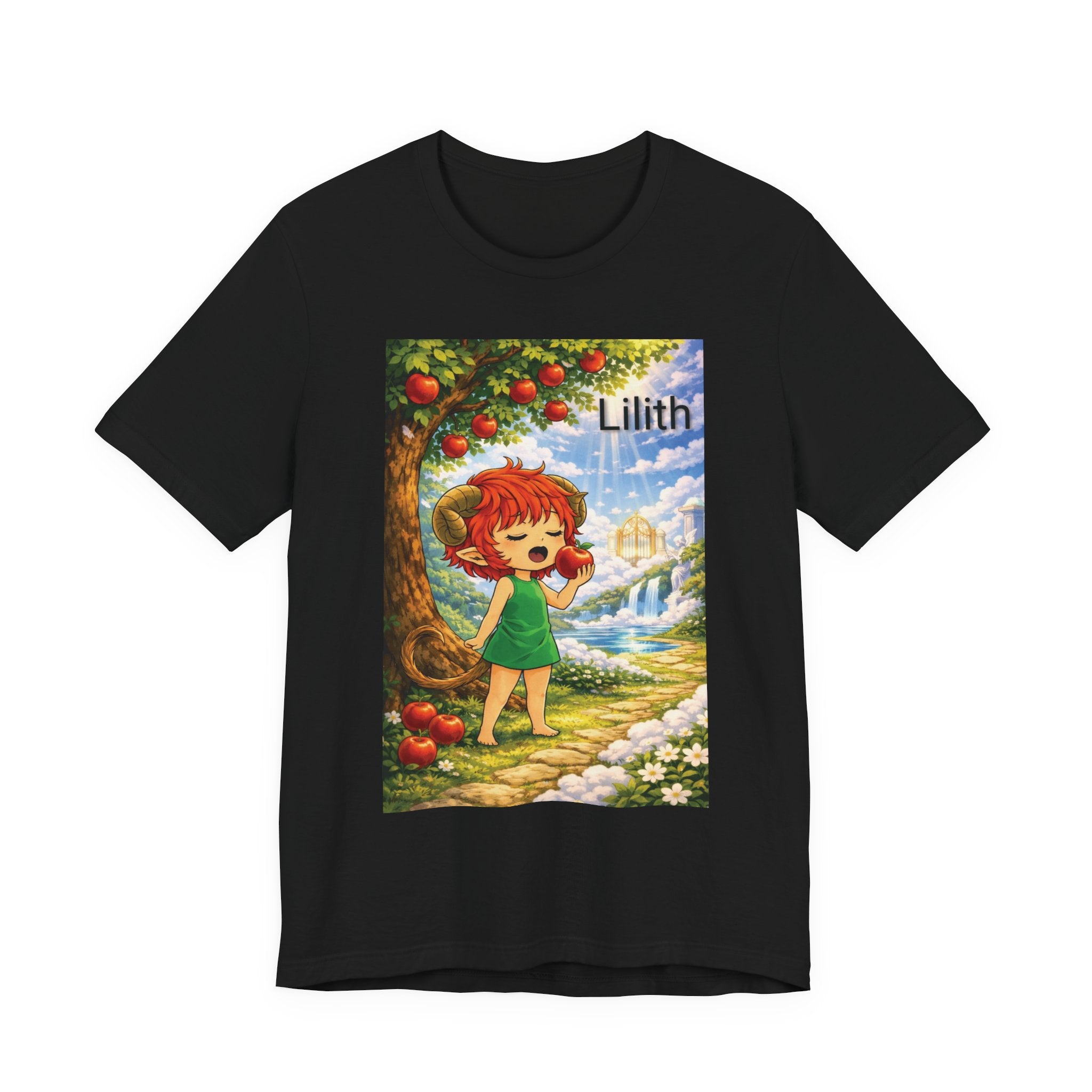 Anime Angel & Friend Graphic Tee — Cute Fantasy Illustration T-Shirt