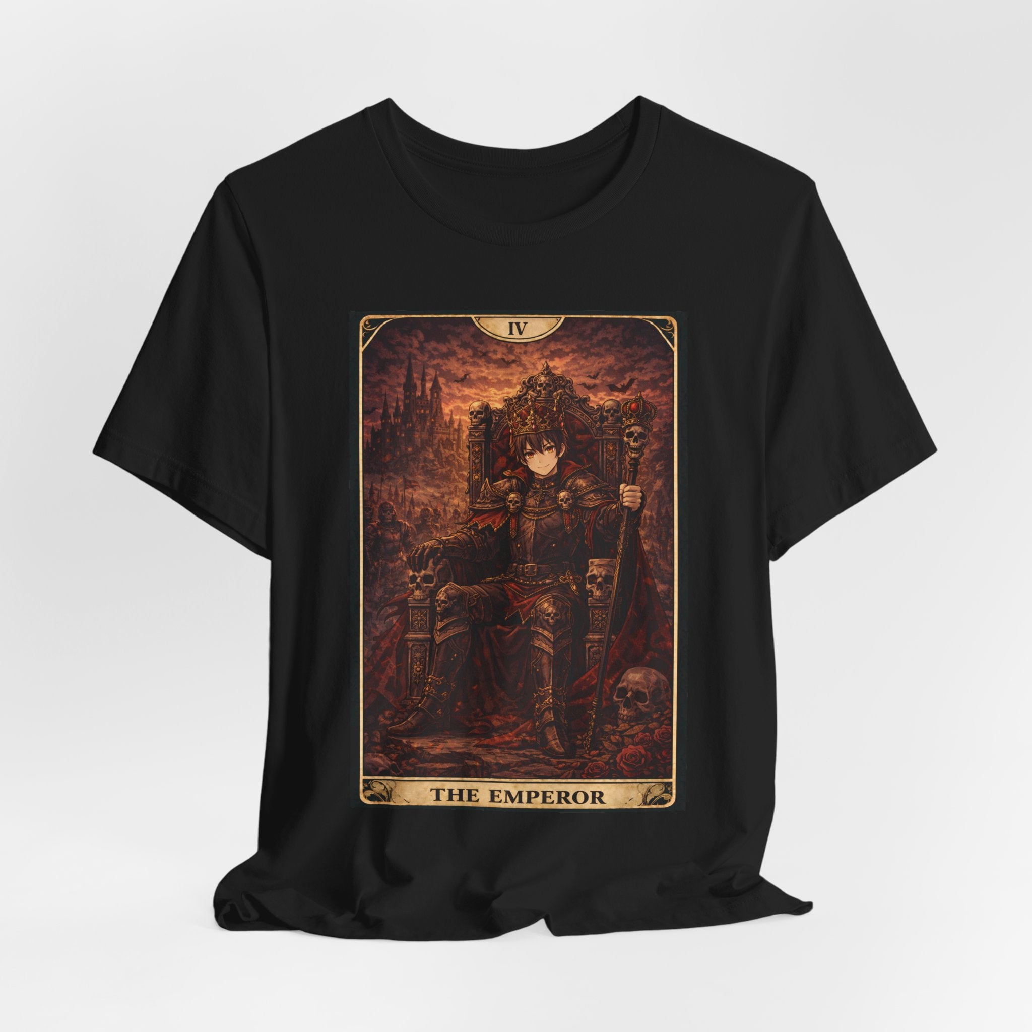 The Emperor— Anime  tarot cards T-Shirt