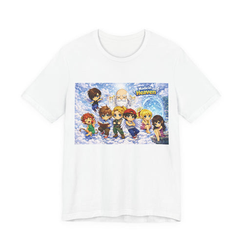 Anime Angel & Friend Graphic Tee — Cute Fantasy Illustration T-Shirt