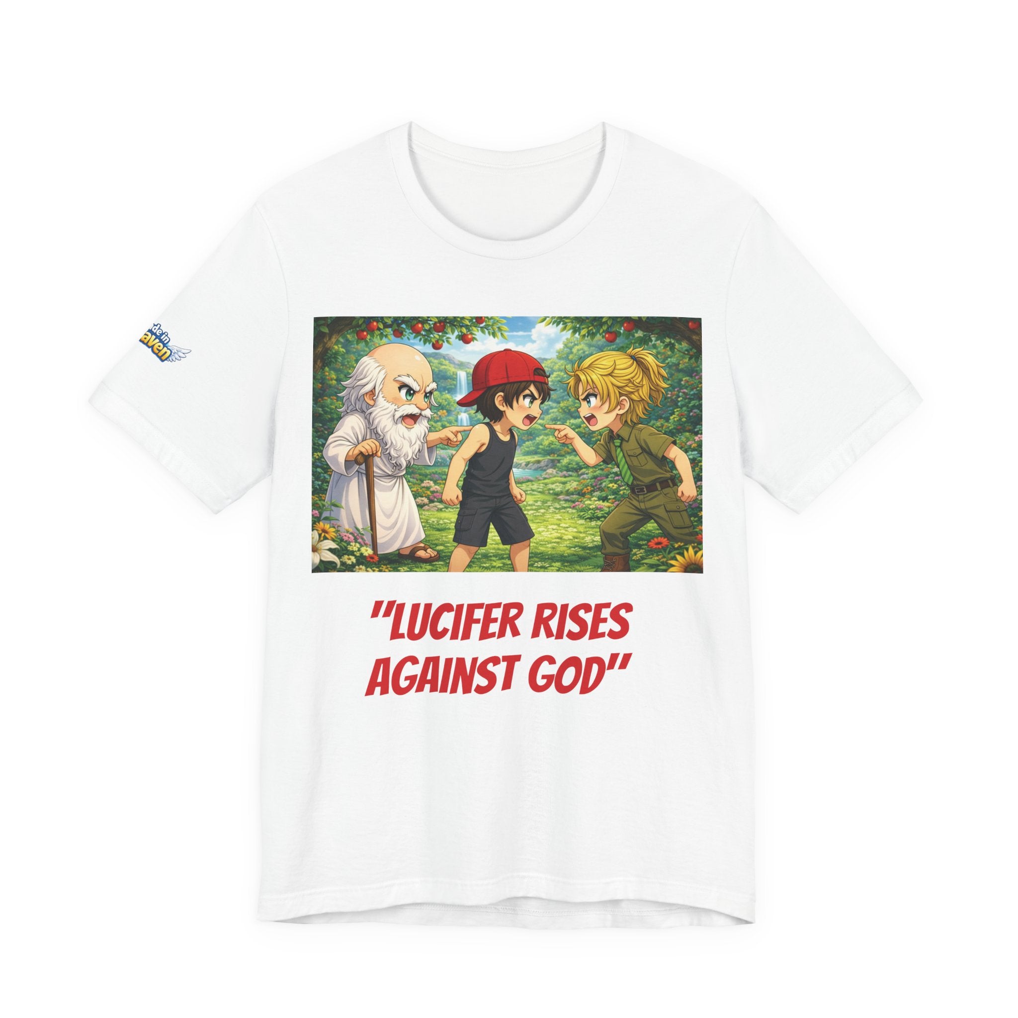 Anime Angel & Friend Graphic Tee — Cute Fantasy...