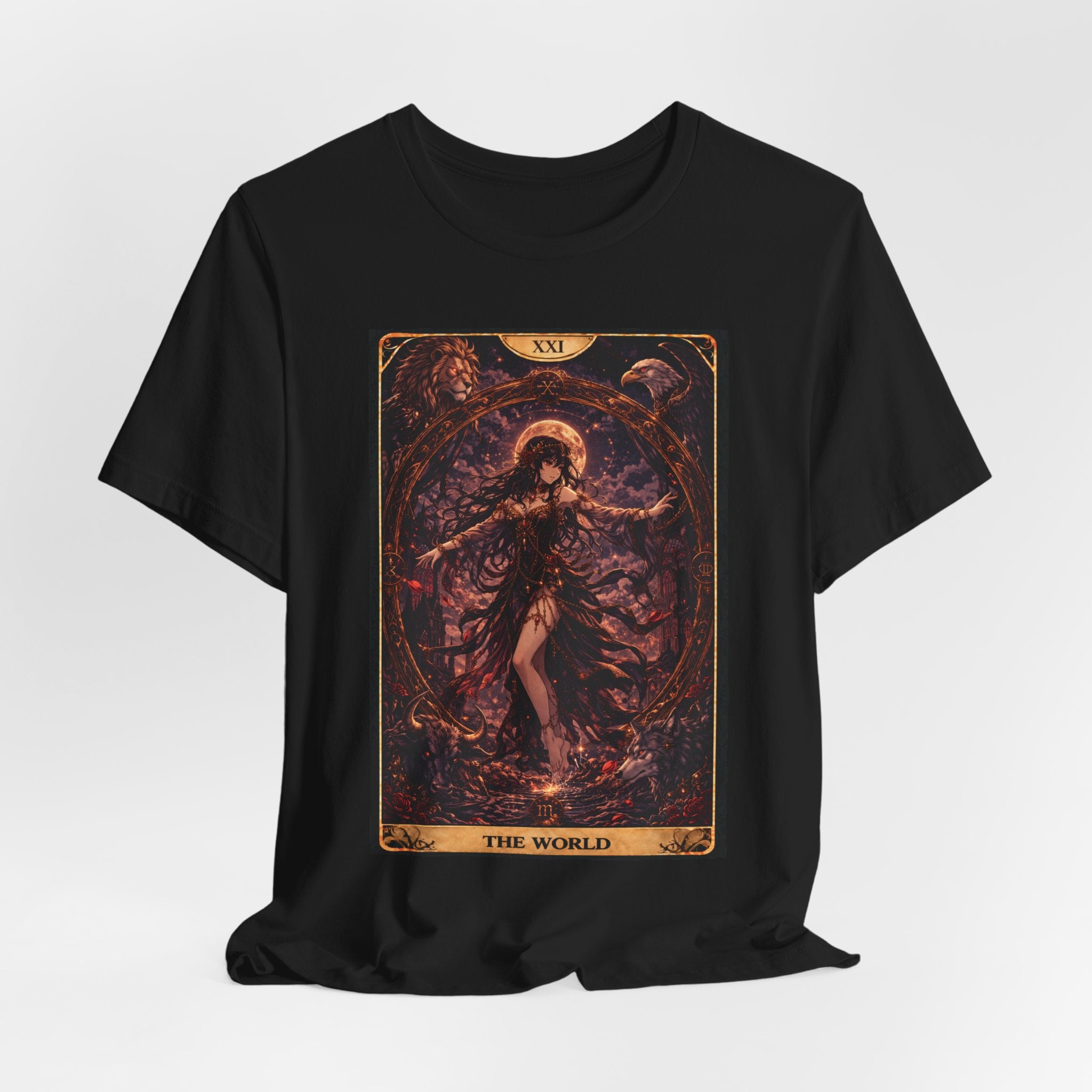 The World — Anime  tarot cards T-Shirt