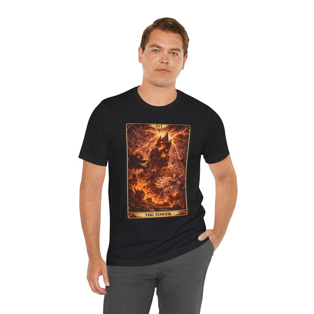 The Tower — Anime  tarot cards T-Shirt