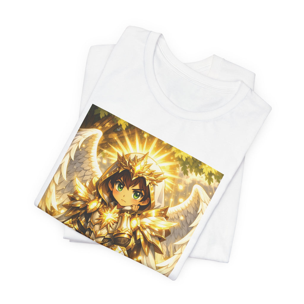 Anime Angel & Friend Graphic Tee — Cute Fantasy Illustration T-Shirt