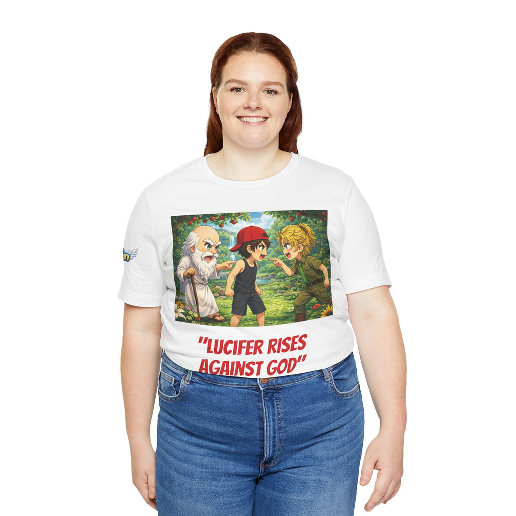 Anime Angel & Friend Graphic Tee — Cute Fantasy...