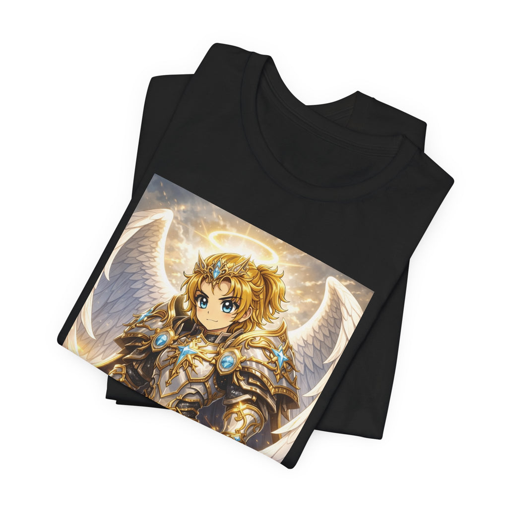 Anime Angel & Friend Graphic Tee — Cute Fantasy Illustration T-Shirt