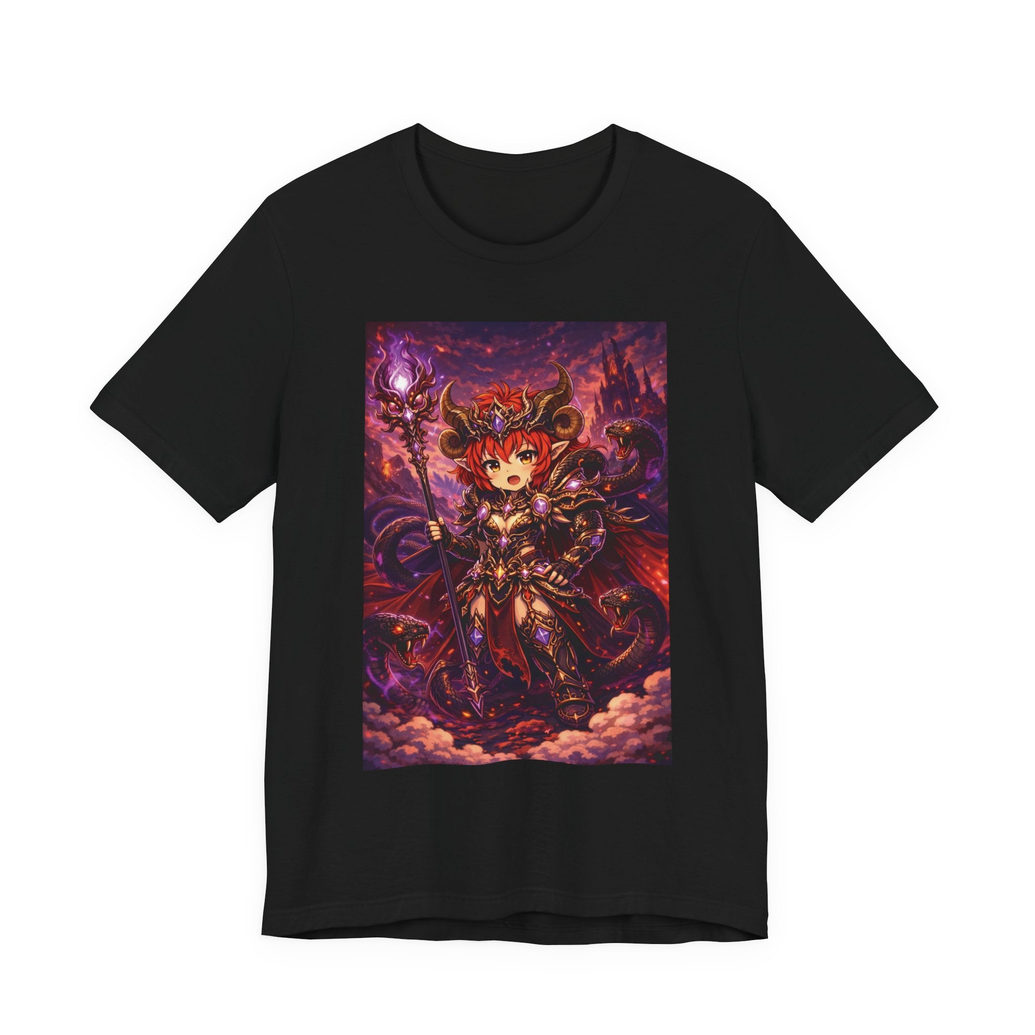Anime Angel & Friend Graphic Tee — Cute Fantasy Illustration T-Shirt