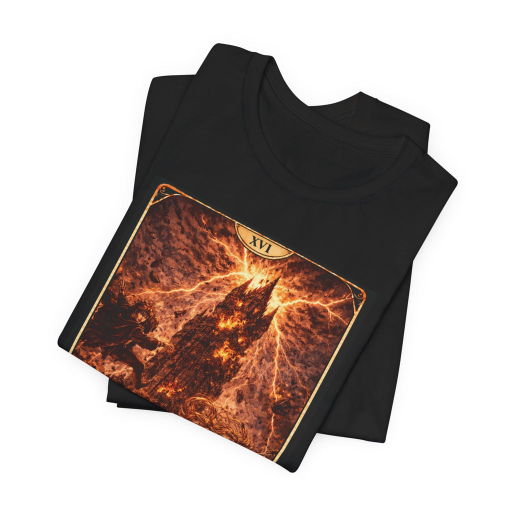 The Tower — Anime  tarot cards T-Shirt