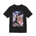 Anime Angel & Friend Graphic Tee — Cute Fantasy Illustration T-...