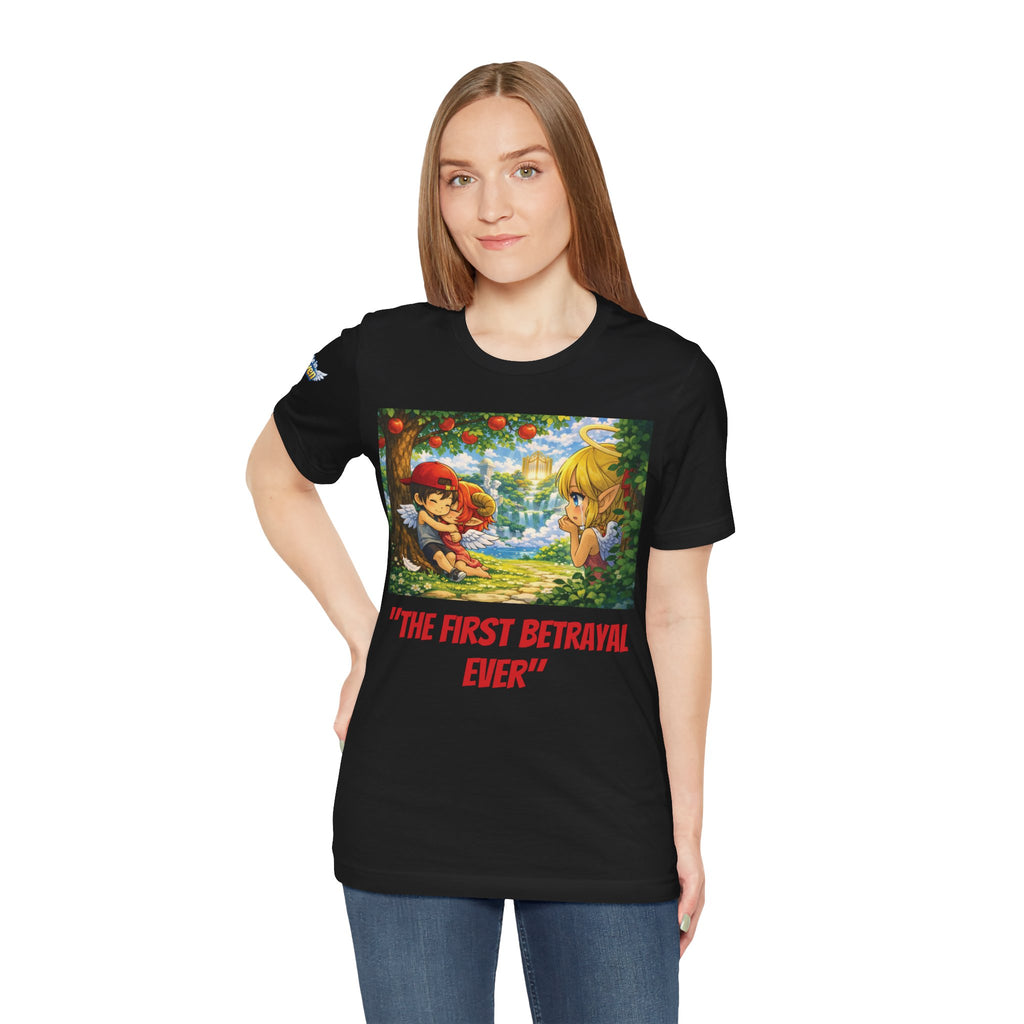 Anime Angel & Friend Graphic Tee — Cute Fantasy Illustration T-...