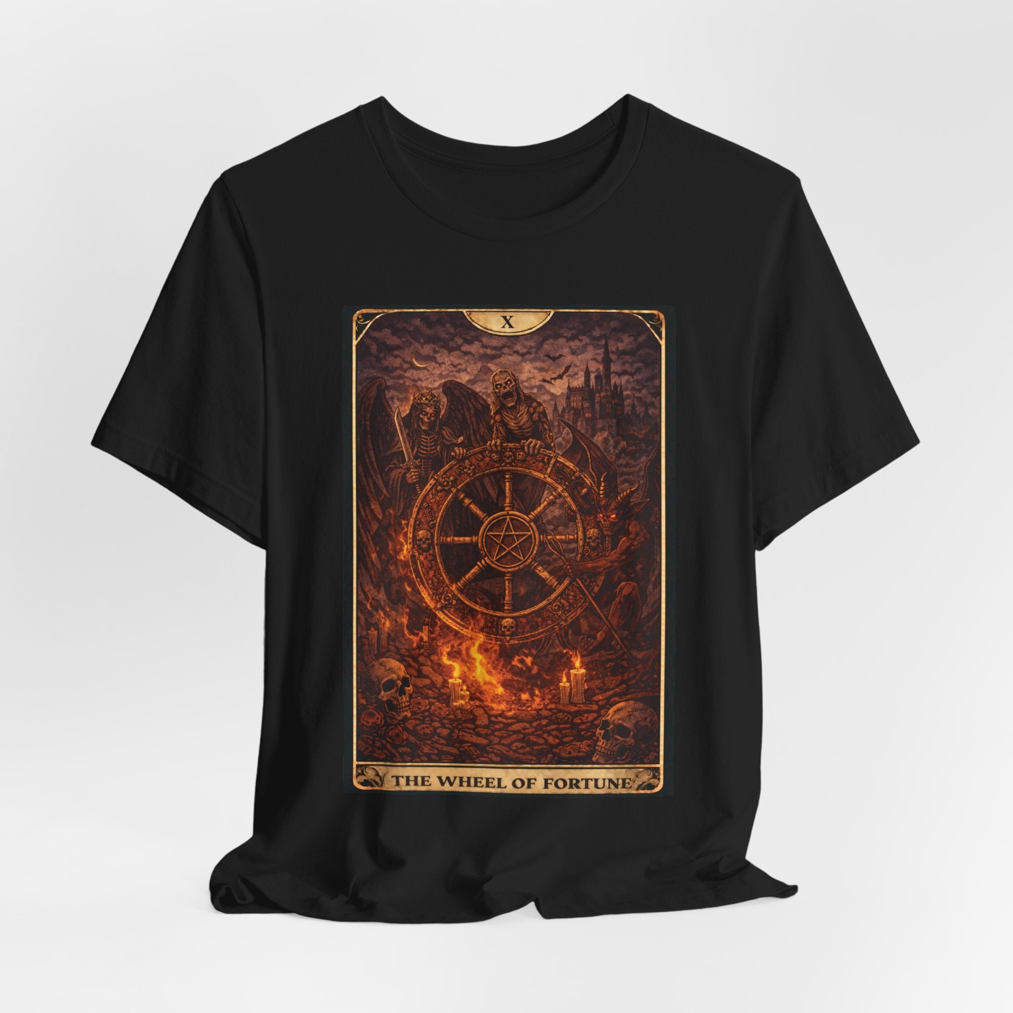 The Wheel of Fortune — Anime  tarot cards T-Shirt