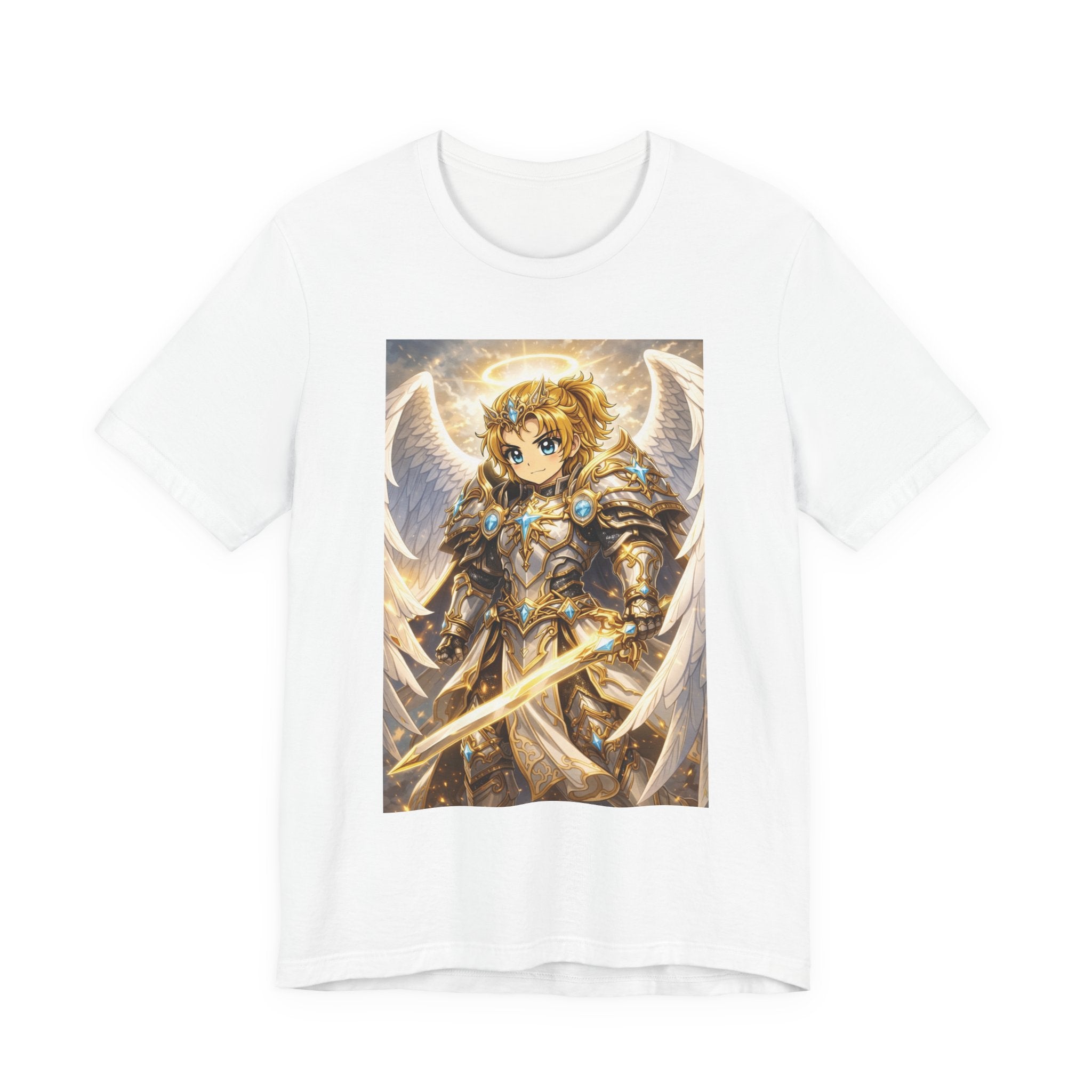 Anime Angel & Friend Graphic Tee — Cute Fantasy Illustration T-Shirt