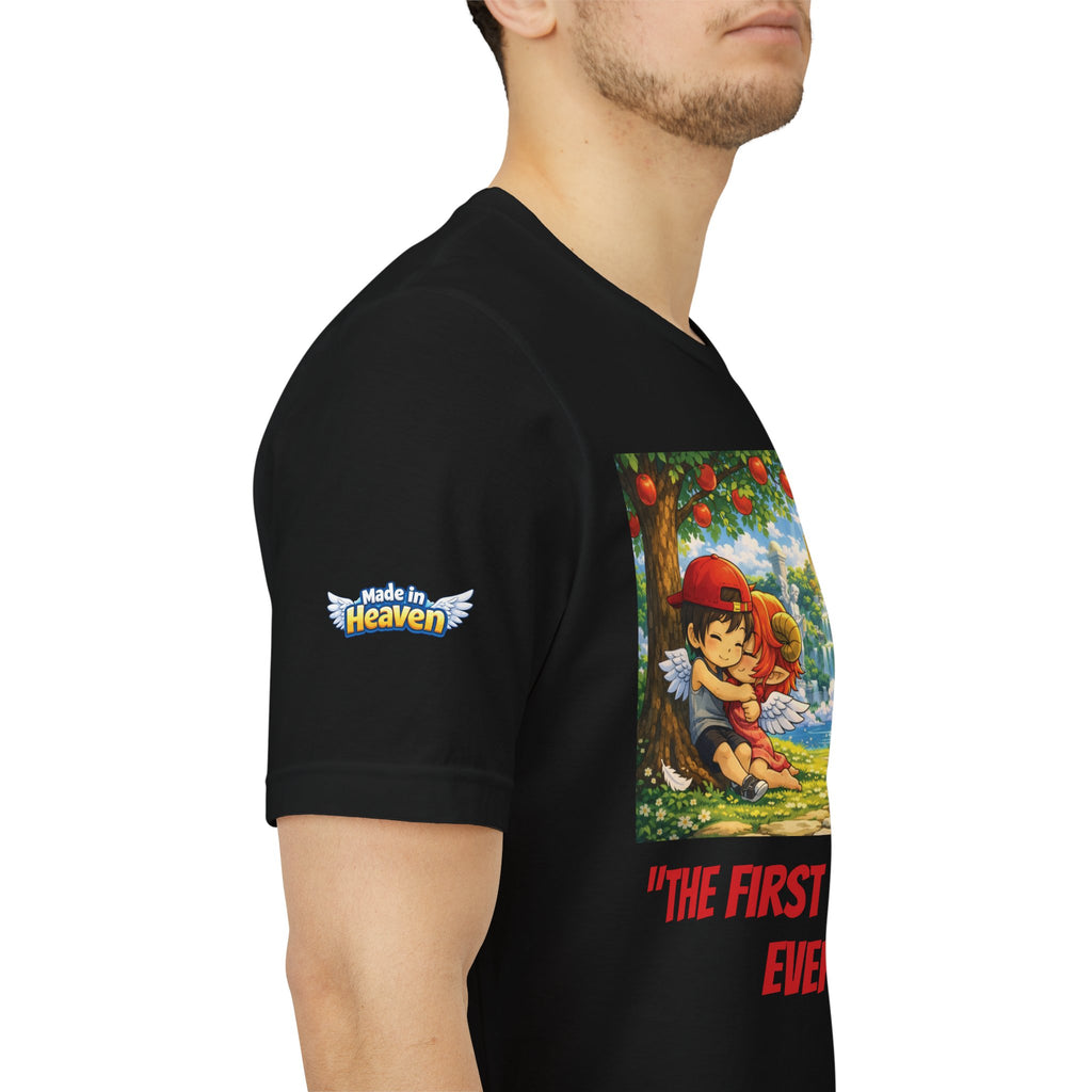Anime Angel & Friend Graphic Tee — Cute Fantasy Illustration T-...