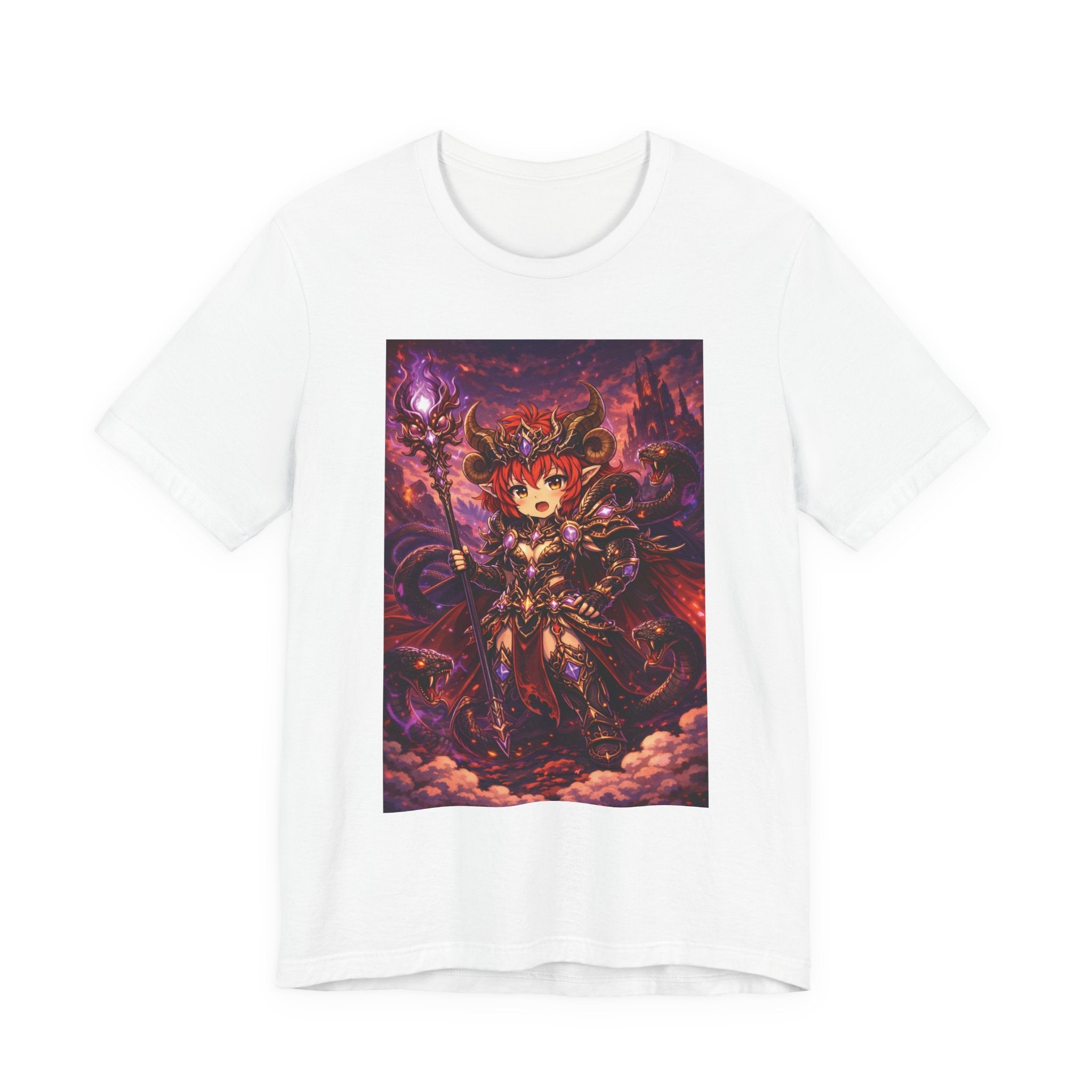 Anime Angel & Friend Graphic Tee — Cute Fantasy Illustration T-Shirt