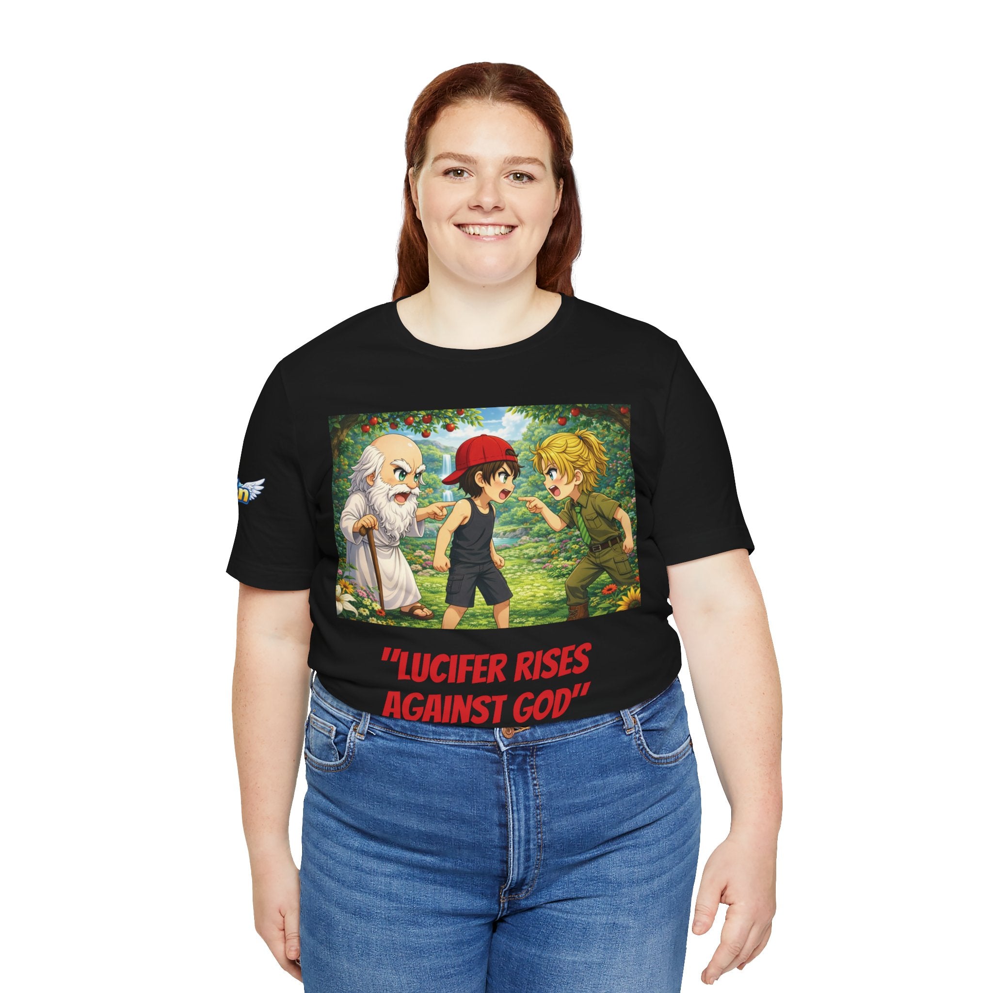 Anime Angel & Friend Graphic Tee — Cute Fantasy...