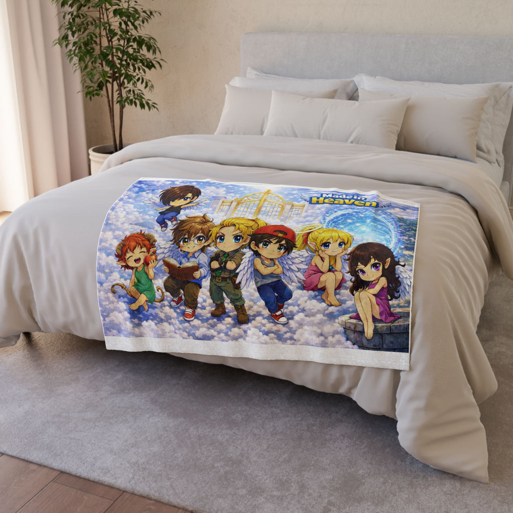 Made in Heaven Chibi Characters Plush Blanket