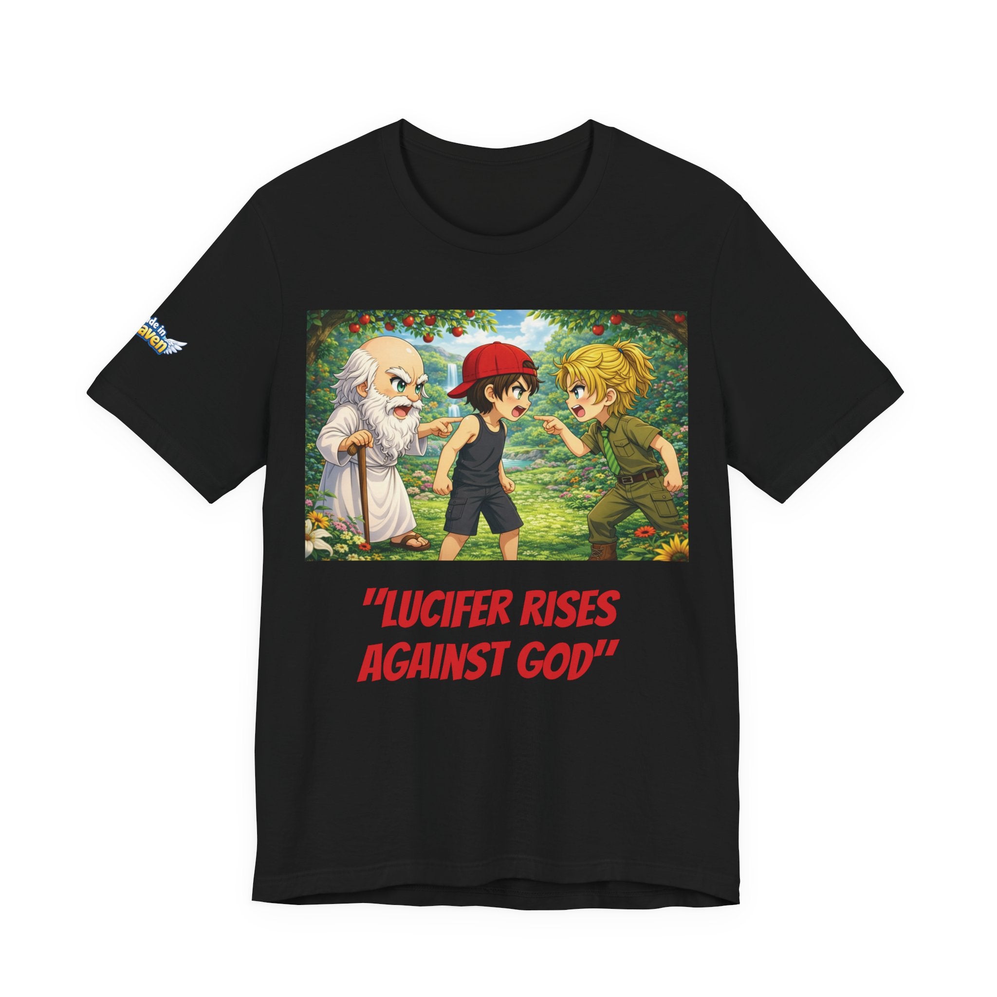 Anime Angel & Friend Graphic Tee — Cute Fantasy...