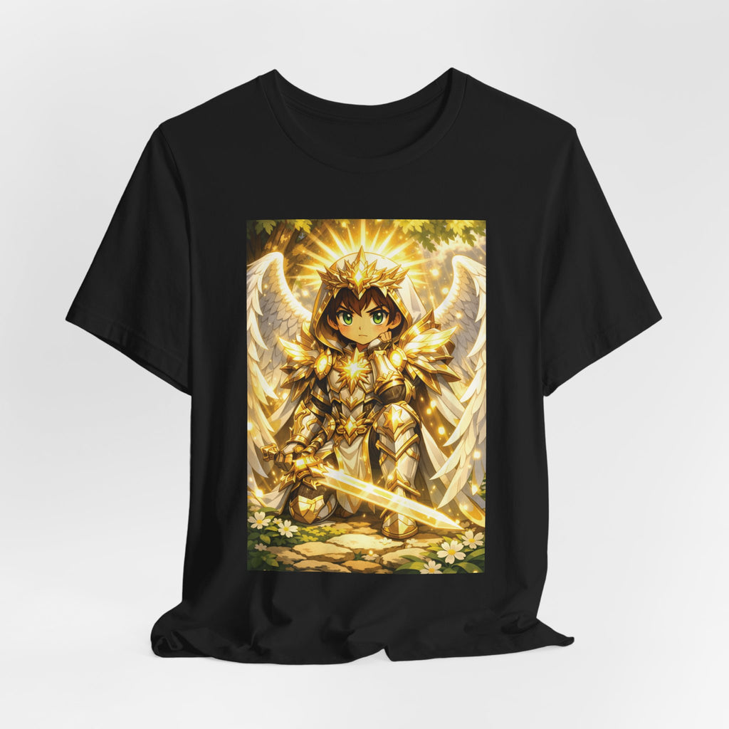 Anime Angel & Friend Graphic Tee — Cute Fantasy Illustration T-Shirt