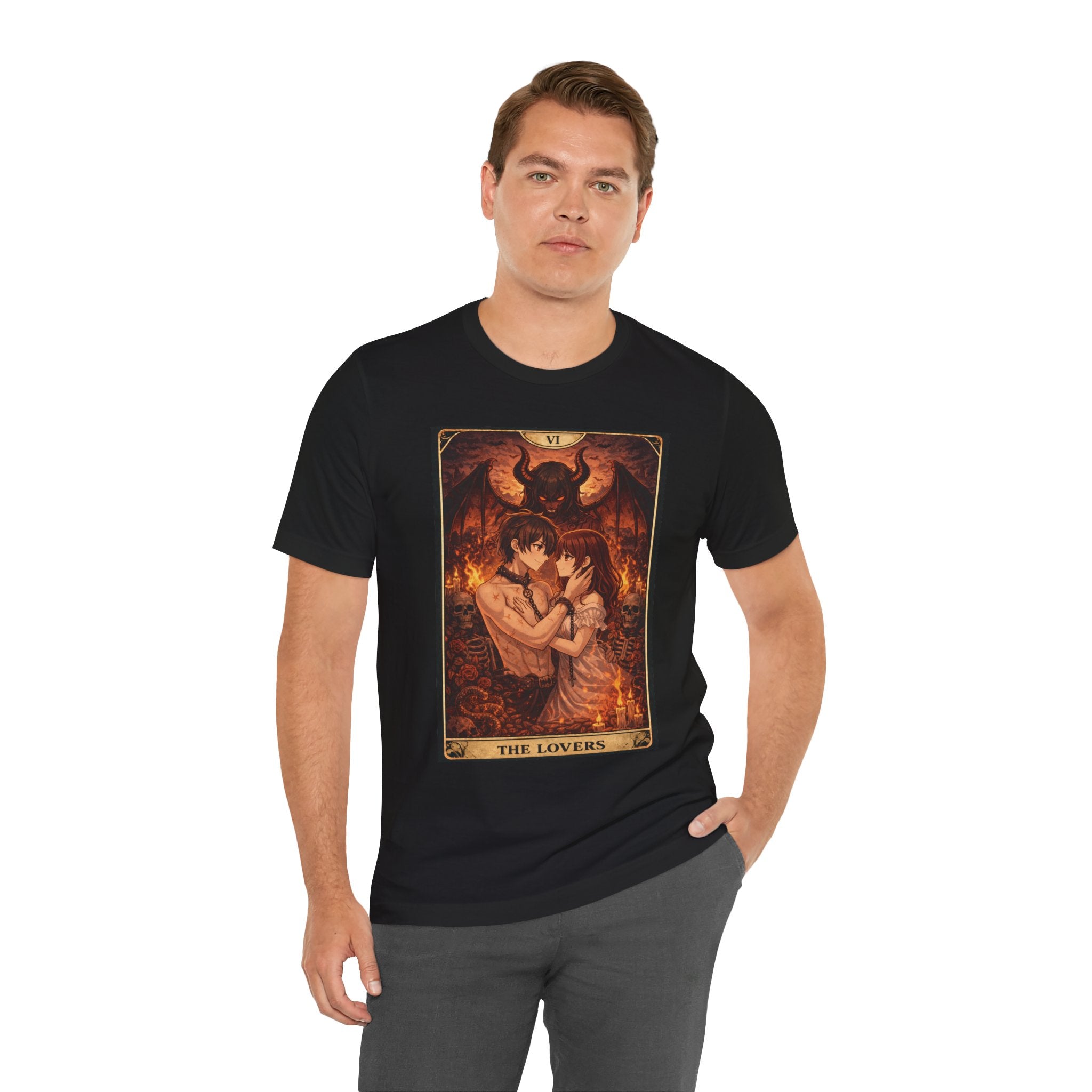The Lovers — Anime  tarot cards T-Shirt