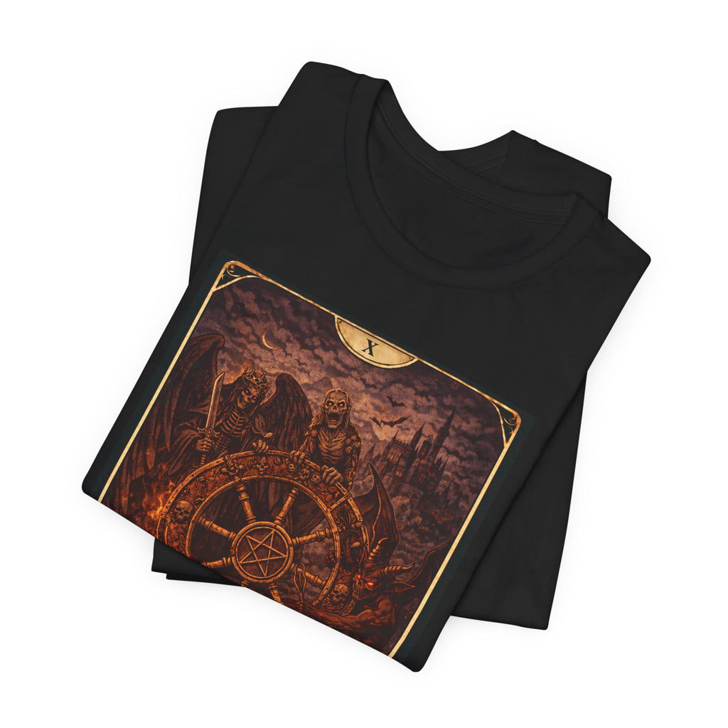 The Wheel of Fortune — Anime  tarot cards T-Shirt