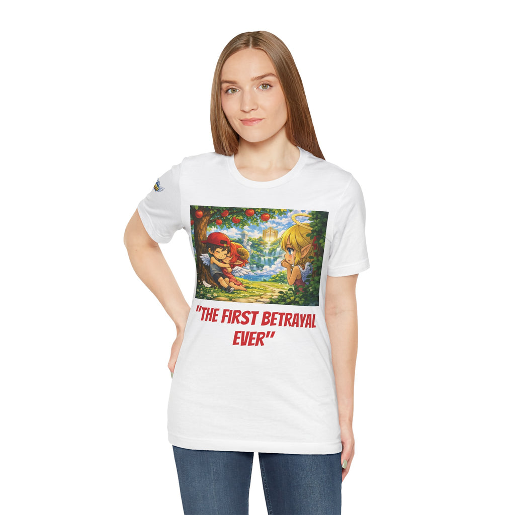Anime Angel & Friend Graphic Tee — Cute Fantasy Illustration T-...