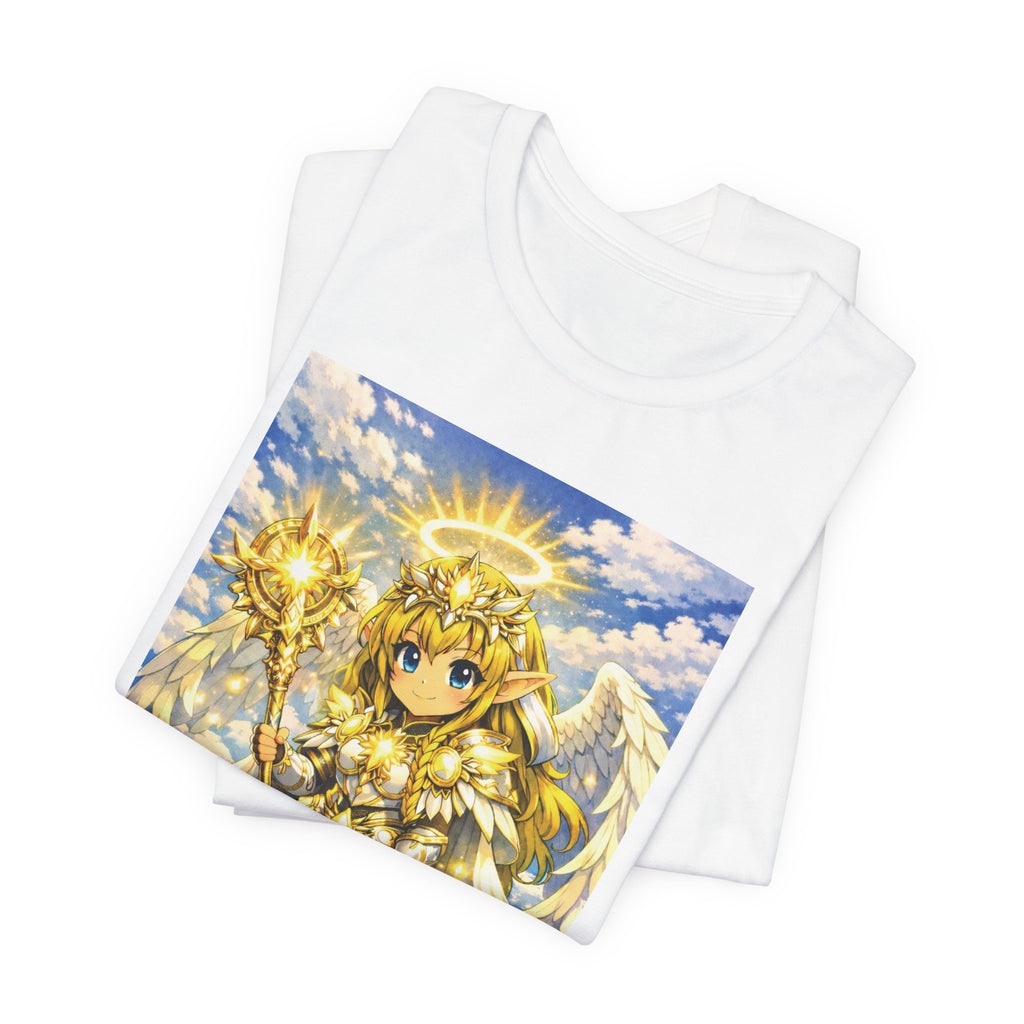 Anime Angel & Friend Graphic Tee — Cute Fantasy Illustration T-Shirt
