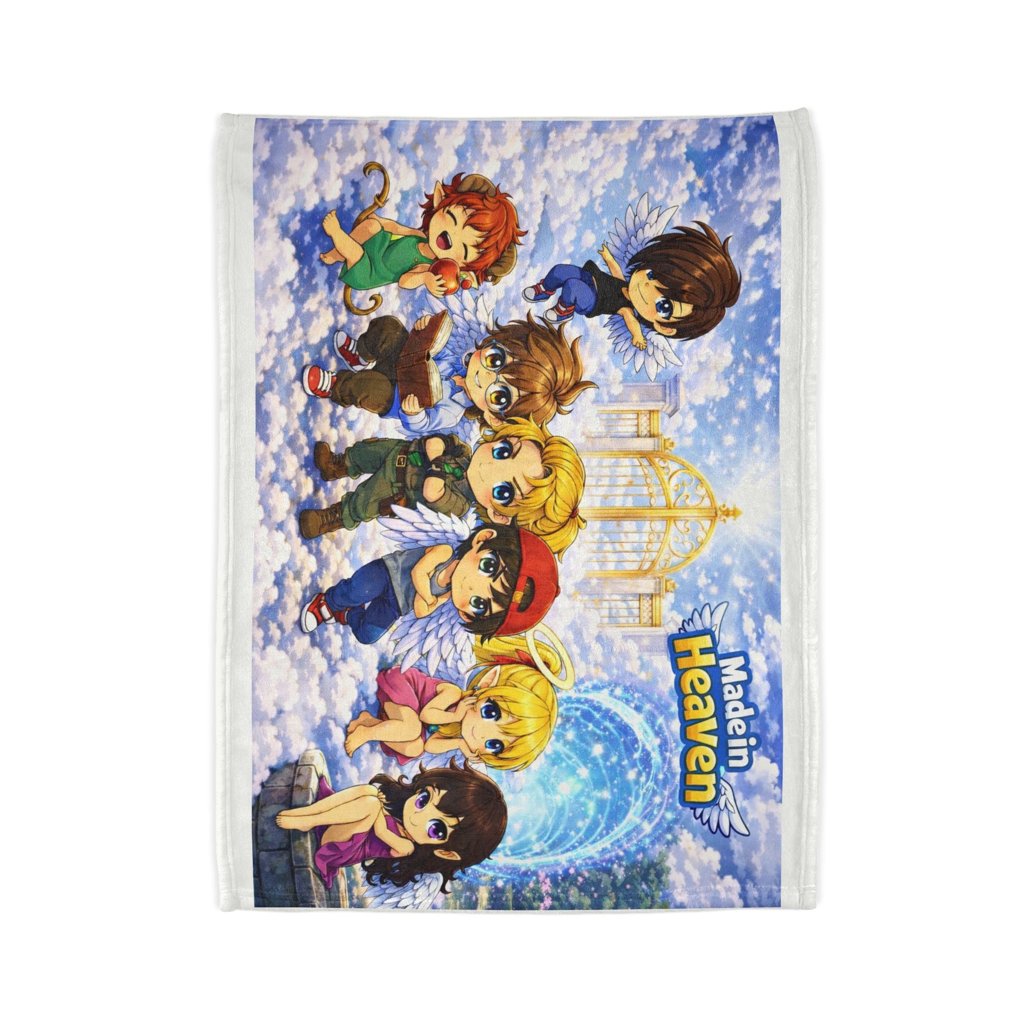 Made in Heaven Chibi Characters Plush Blanket