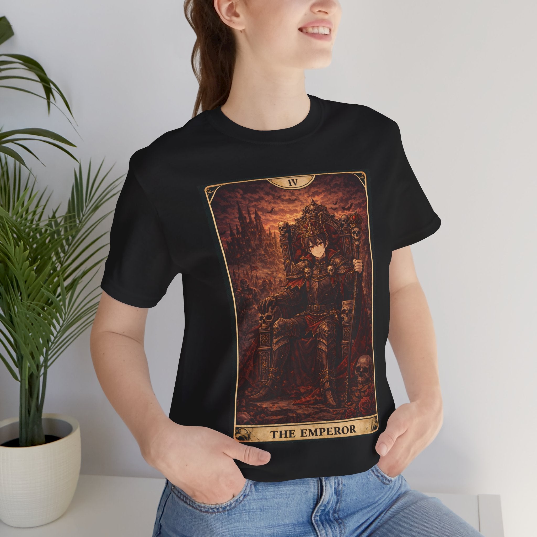The Emperor— Anime  tarot cards T-Shirt