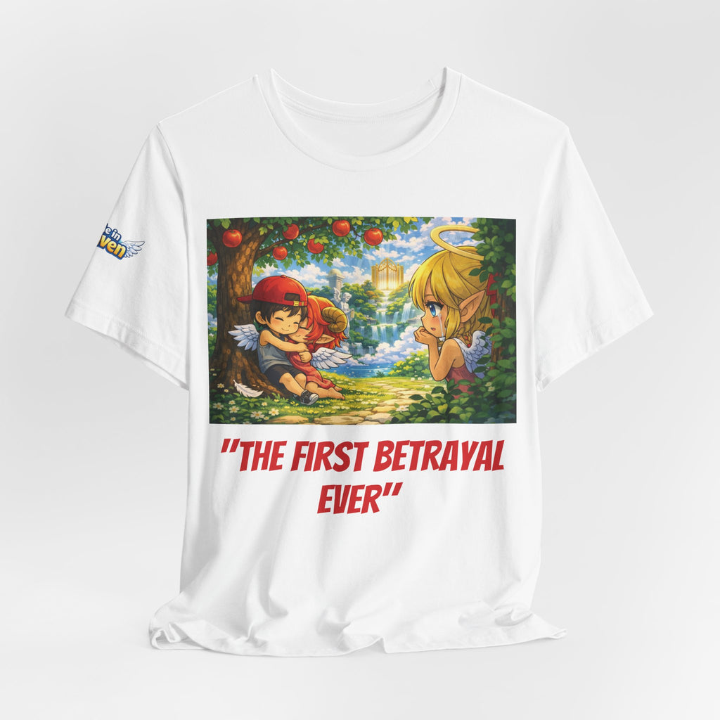 Anime Angel & Friend Graphic Tee — Cute Fantasy Illustration T-...