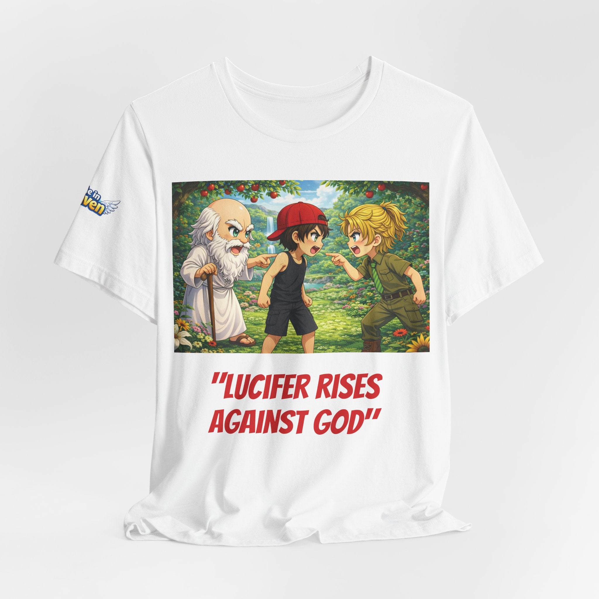 Anime Angel & Friend Graphic Tee — Cute Fantasy...