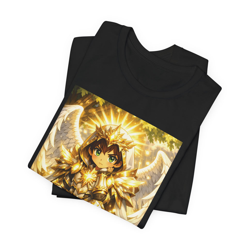 Anime Angel & Friend Graphic Tee — Cute Fantasy Illustration T-Shirt