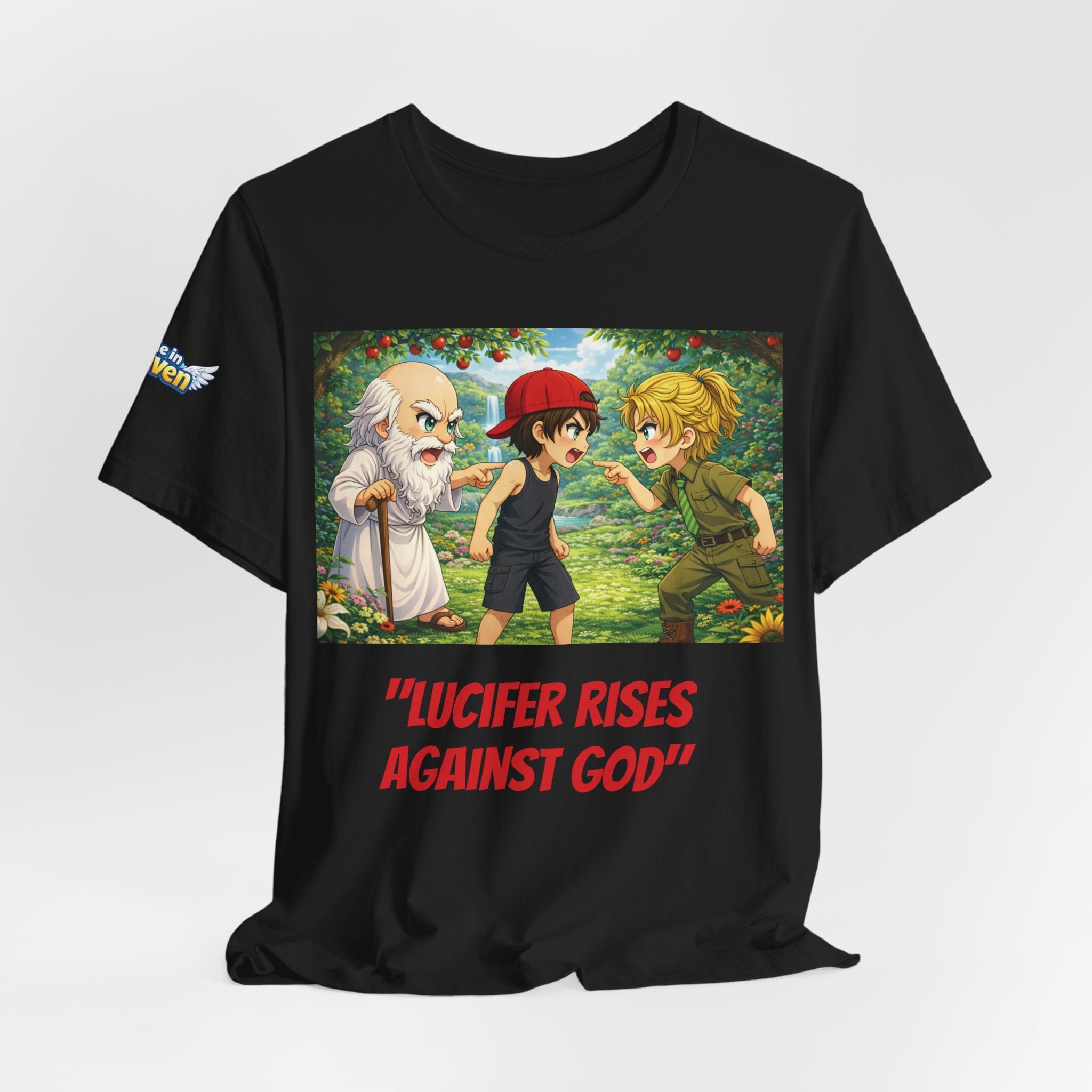 Anime Angel & Friend Graphic Tee — Cute Fantasy...