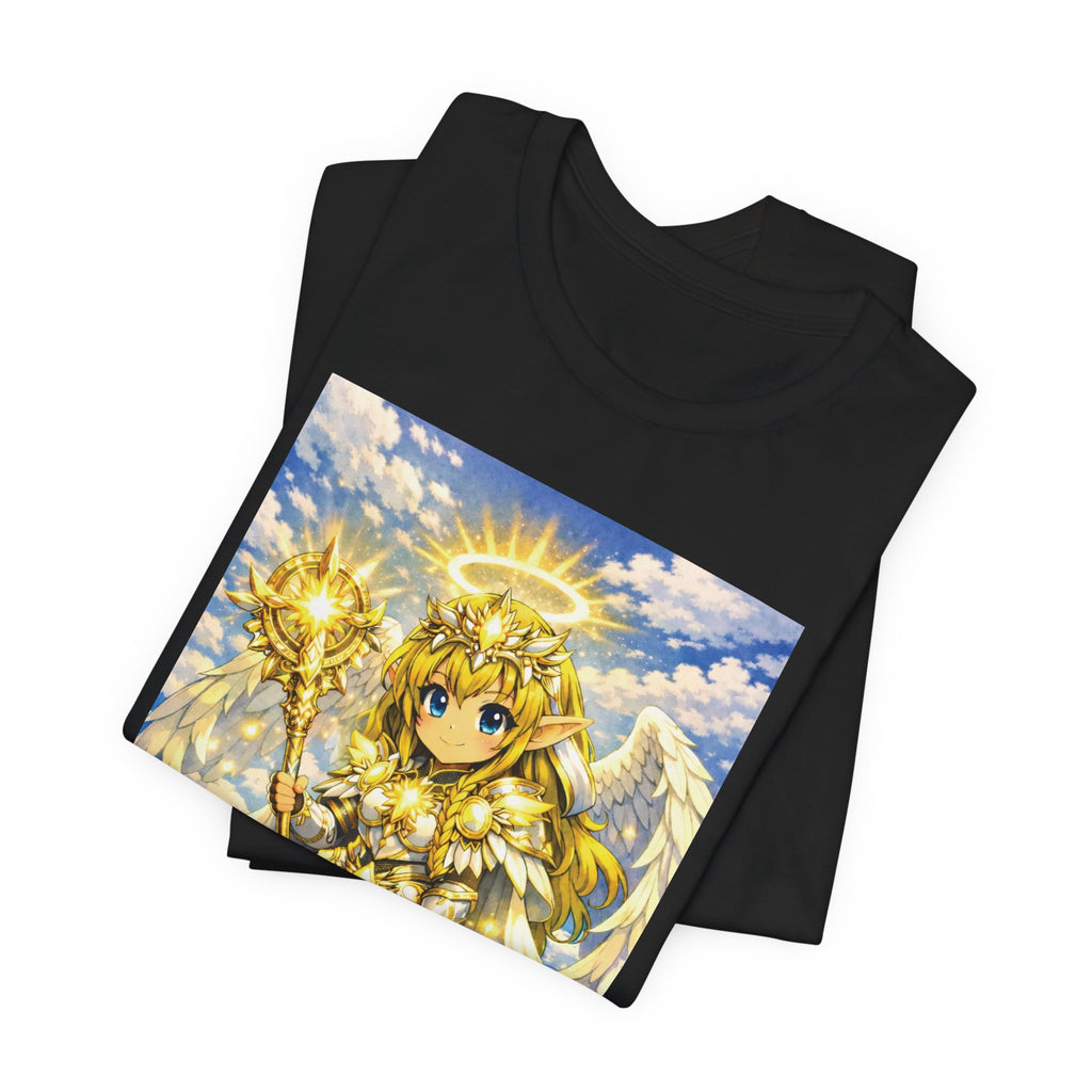 Anime Angel & Friend Graphic Tee — Cute Fantasy Illustration T-Shirt