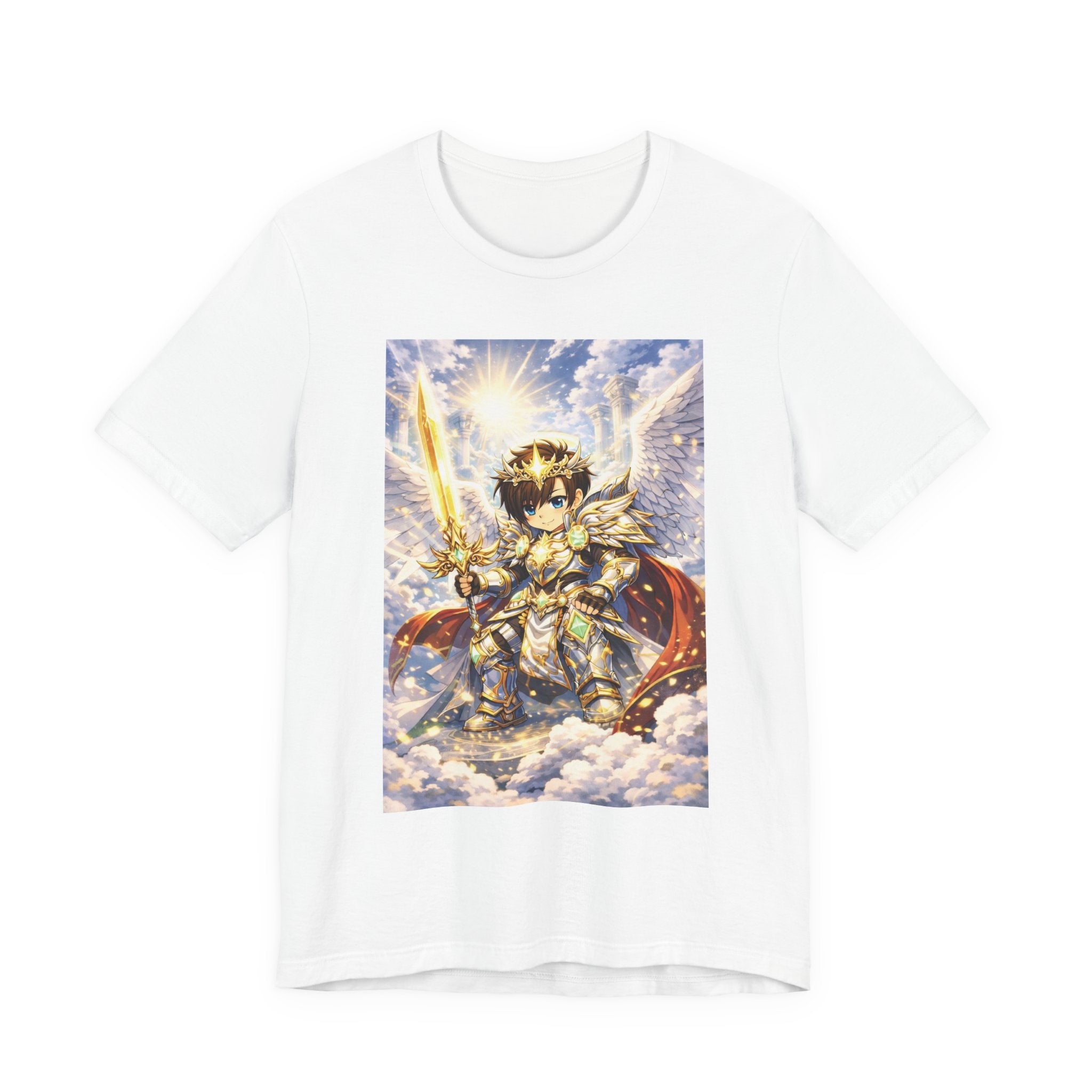 Anime Angel & Friend Graphic Tee — Cute Fantasy Illustration T-Shirt