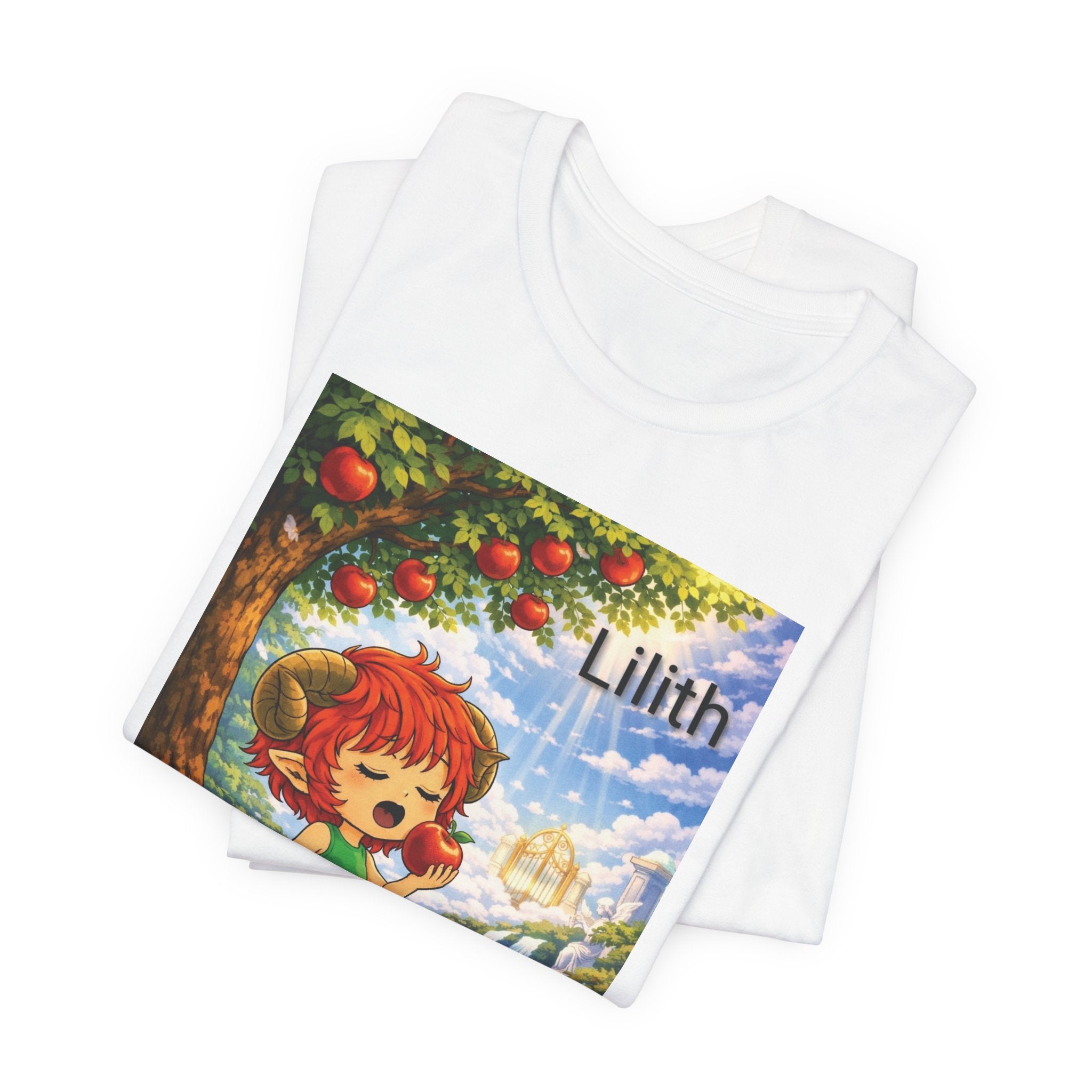 Anime Angel & Friend Graphic Tee — Cute Fantasy Illustration T-Shirt