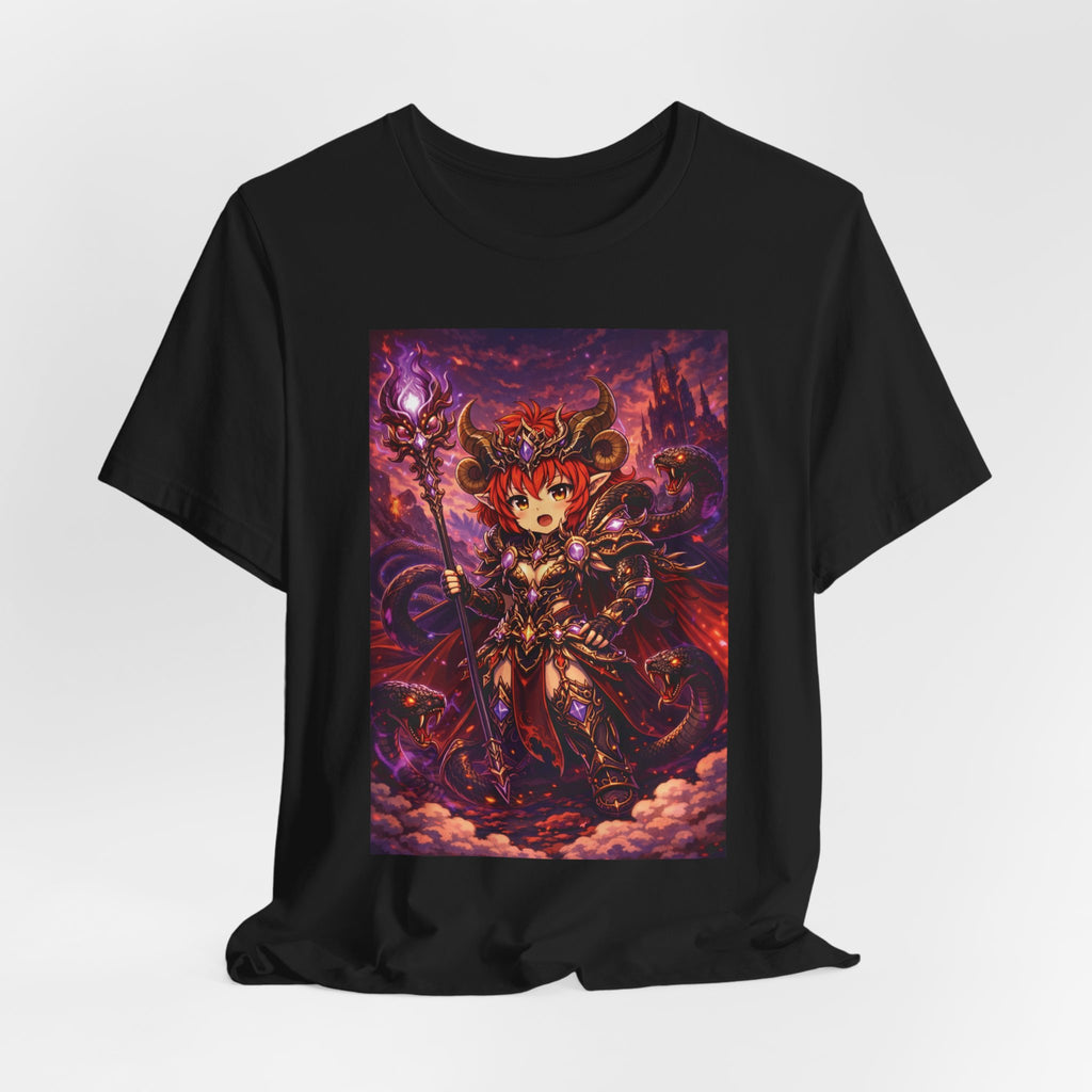 Anime Angel & Friend Graphic Tee — Cute Fantasy Illustration T-Shirt