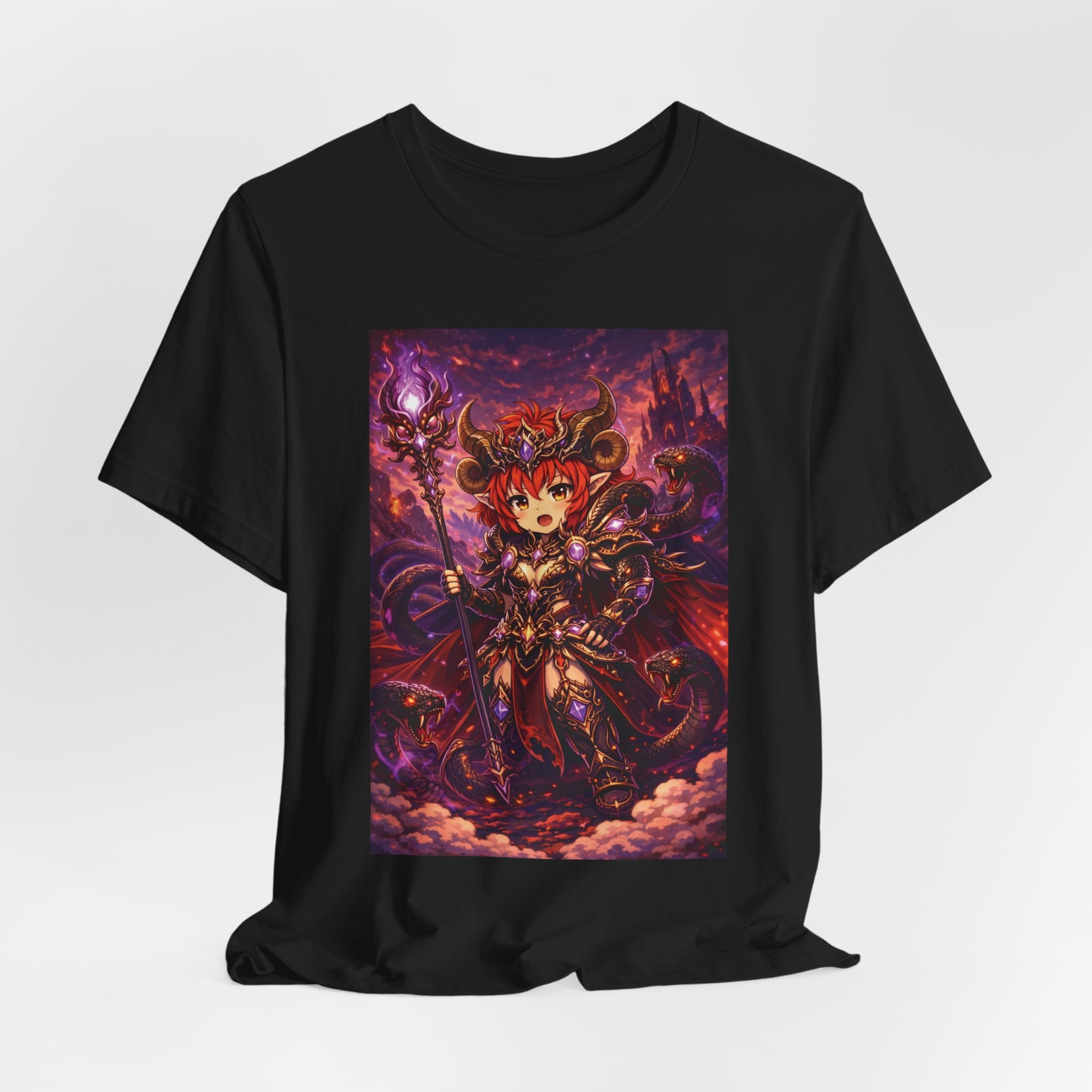 Anime Angel & Friend Graphic Tee — Cute Fantasy Illustration T-Shirt