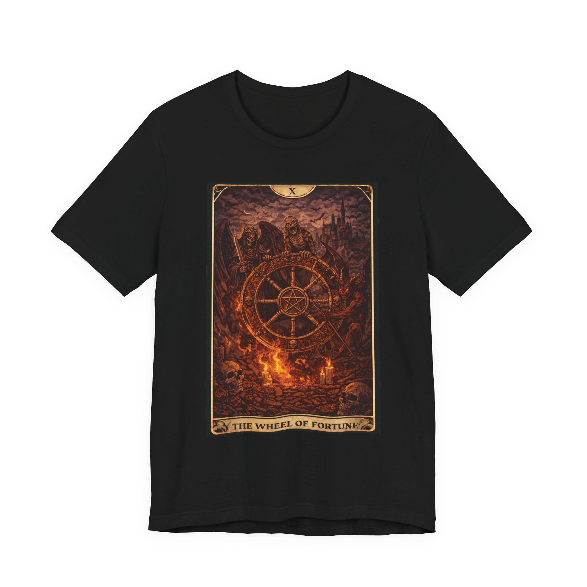 The Wheel of Fortune — Anime  tarot cards T-Shirt