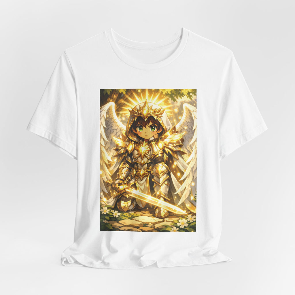Anime Angel & Friend Graphic Tee — Cute Fantasy Illustration T-Shirt